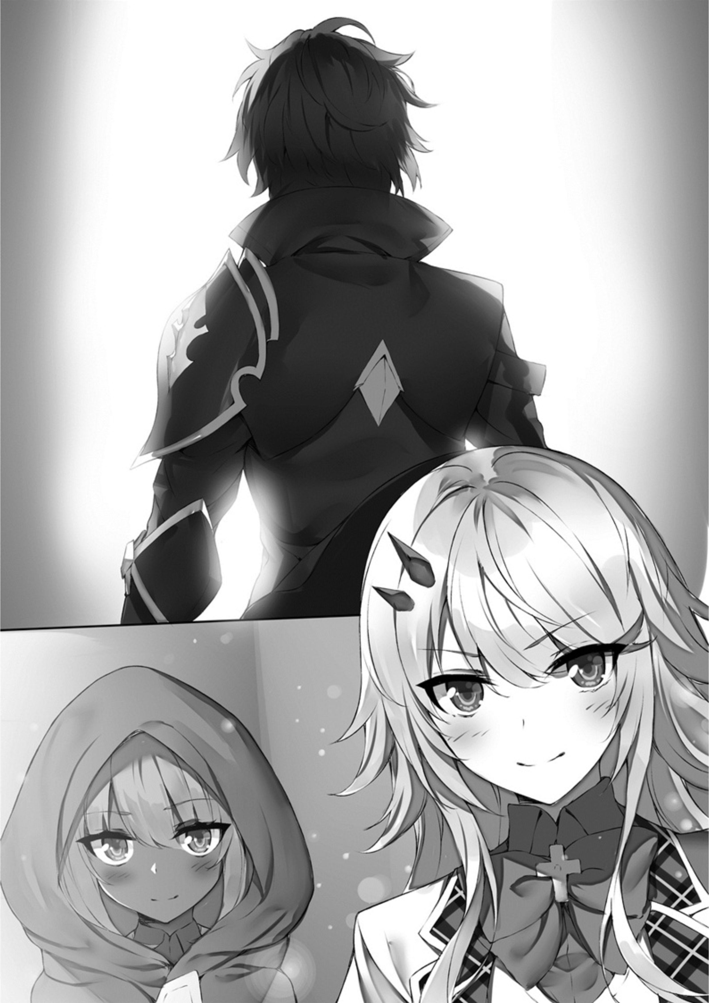 Seinaru Kishi no Ankokudou V3 Illustration - Megumi Novel