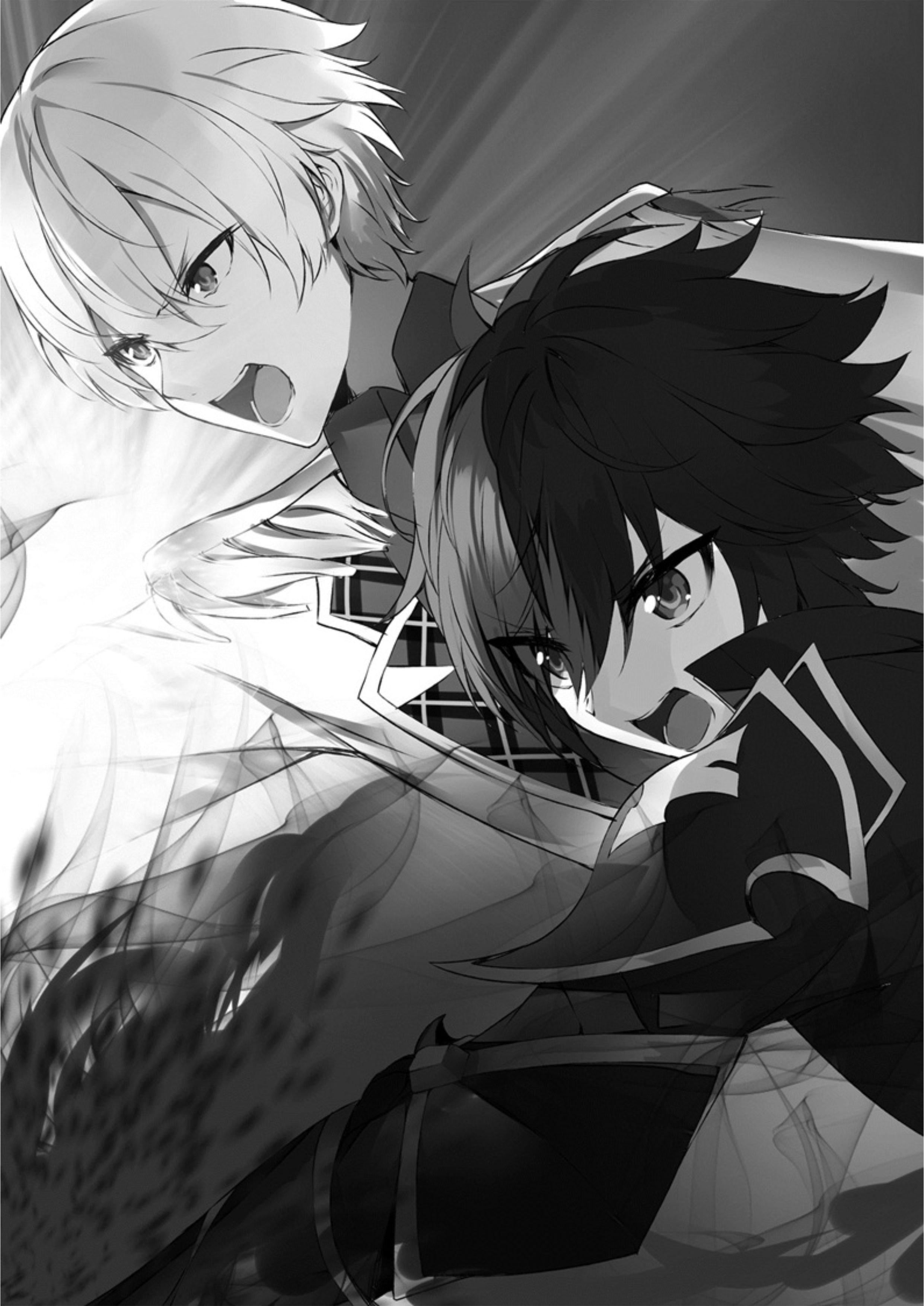Seinaru Kishi no Ankokudou V3 Illustration - Megumi Novel