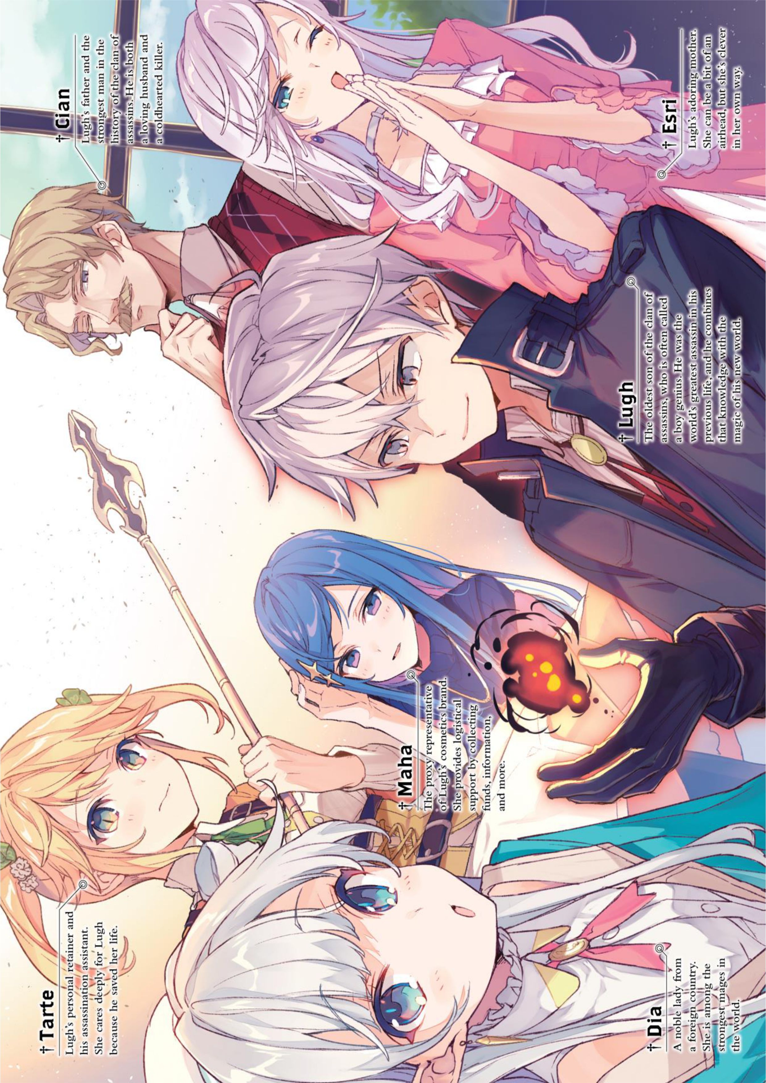 Sekai Saikou no Ansatsusha V1 Illustration - Megumi Novel