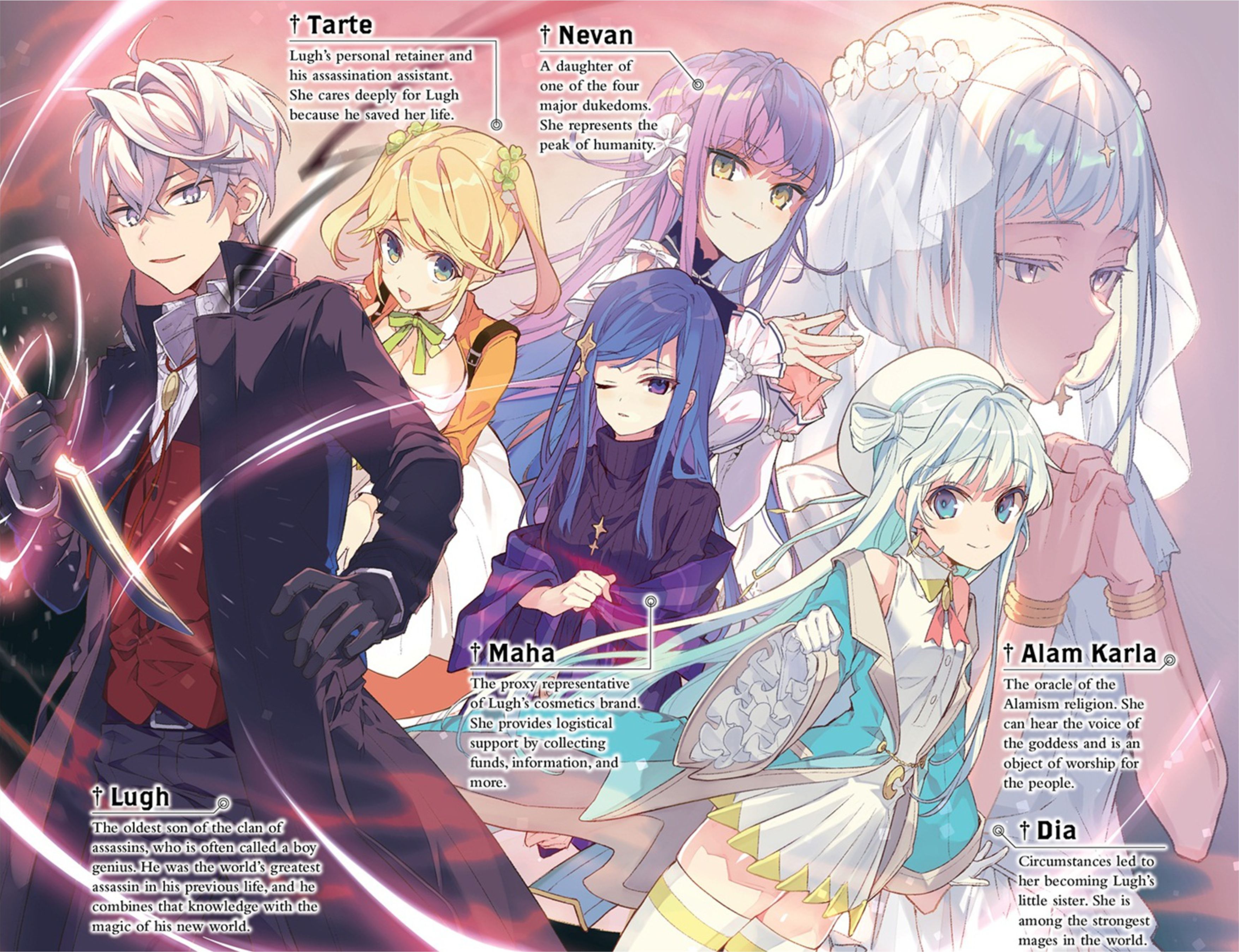 Sekai Saikou no Ansatsusha V6 Illustration - Megumi Novel