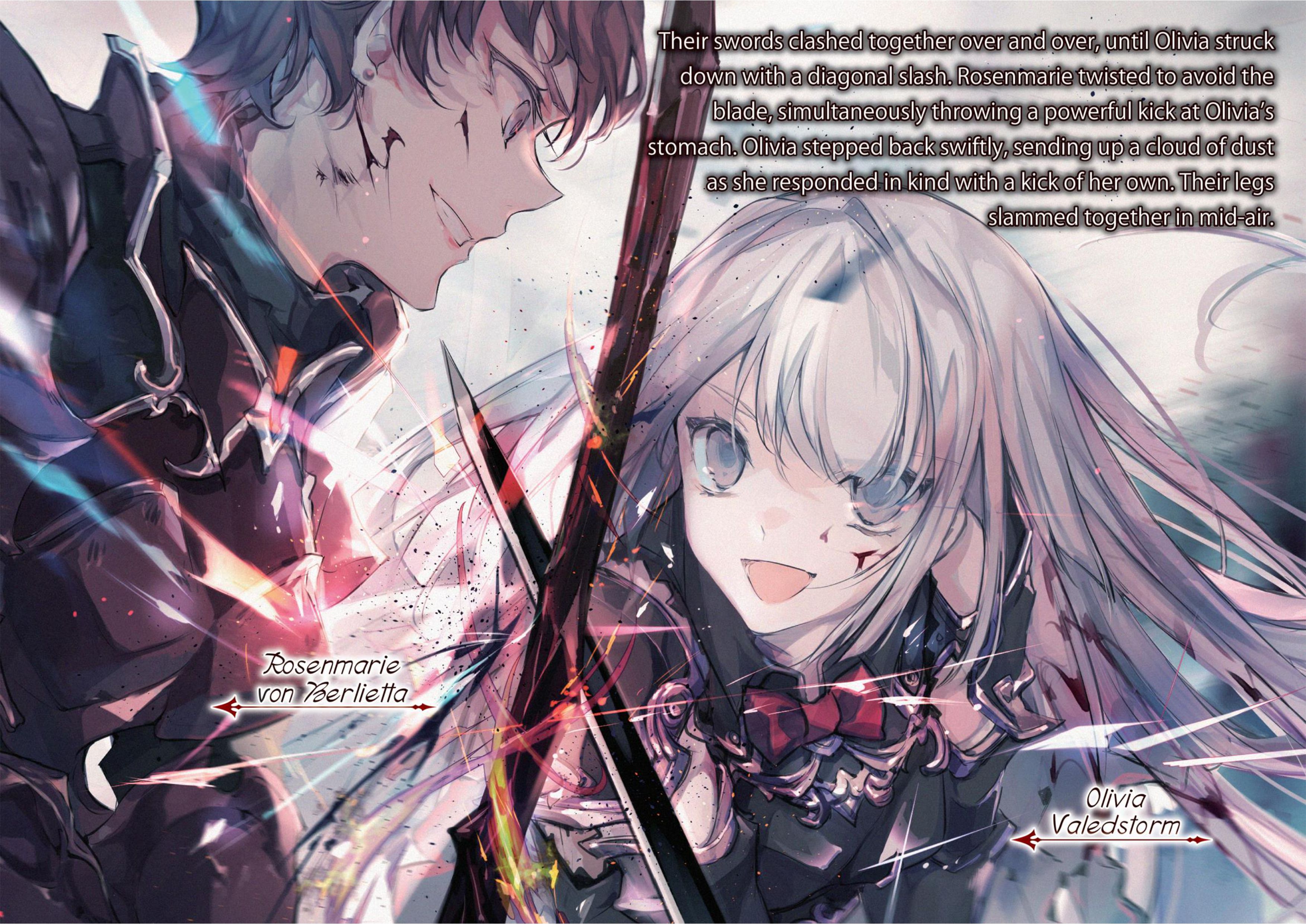 Shinigami ni Sodaterareta Shoujo wa Shikkoku no Ken wo Mune ni Idaku V2 Illustration - Megumi Novel