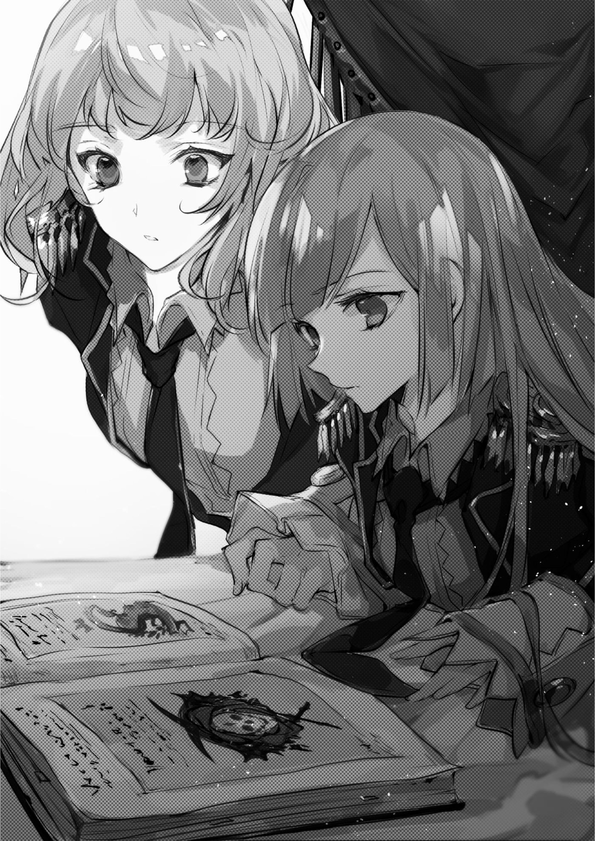 Shinigami ni Sodaterareta Shoujo wa Shikkoku no Ken wo Mune ni Idaku V2 Illustration - Megumi Novel