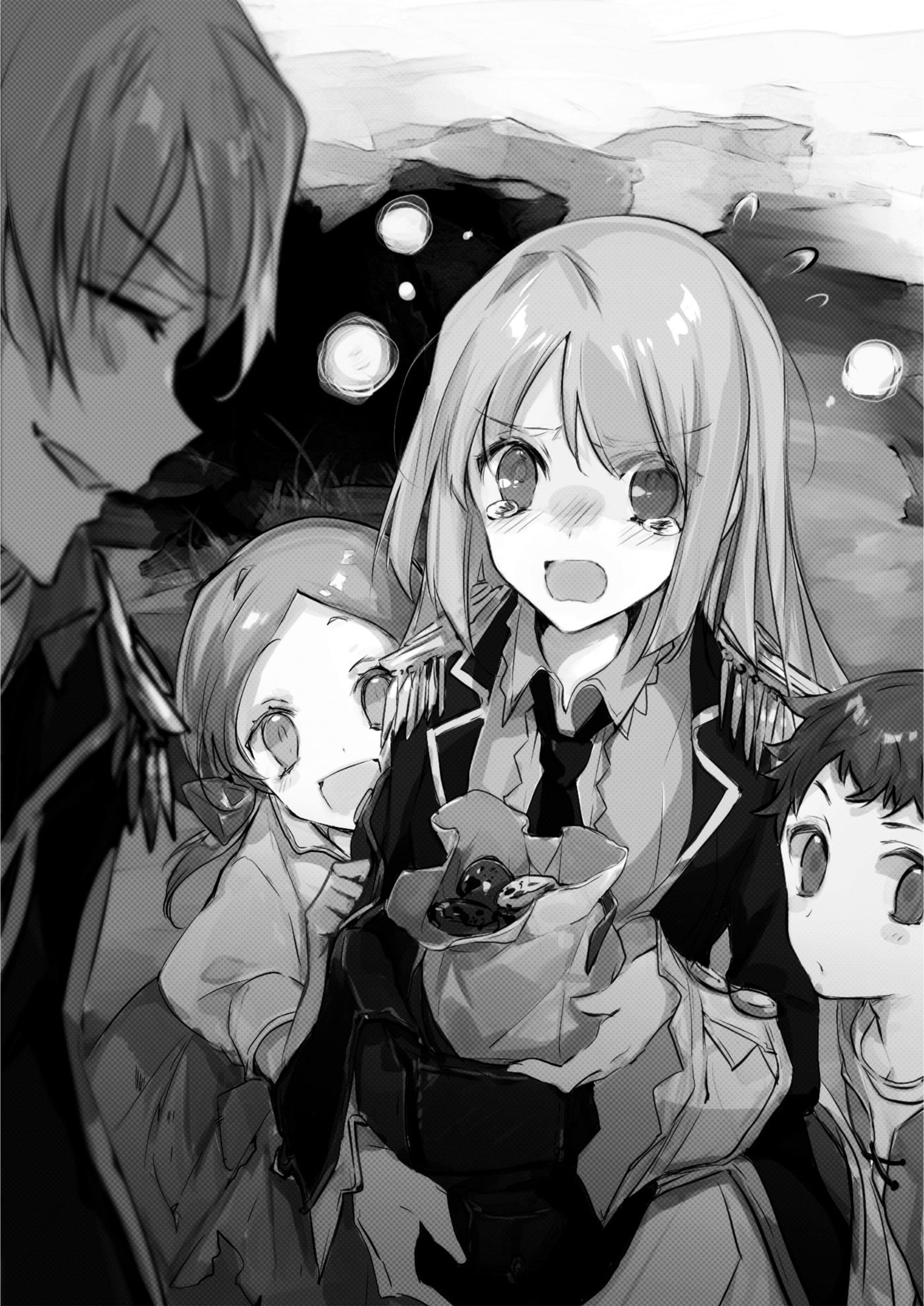 Shinigami ni Sodaterareta Shoujo wa Shikkoku no Ken wo Mune ni Idaku V2 Illustration - Megumi Novel