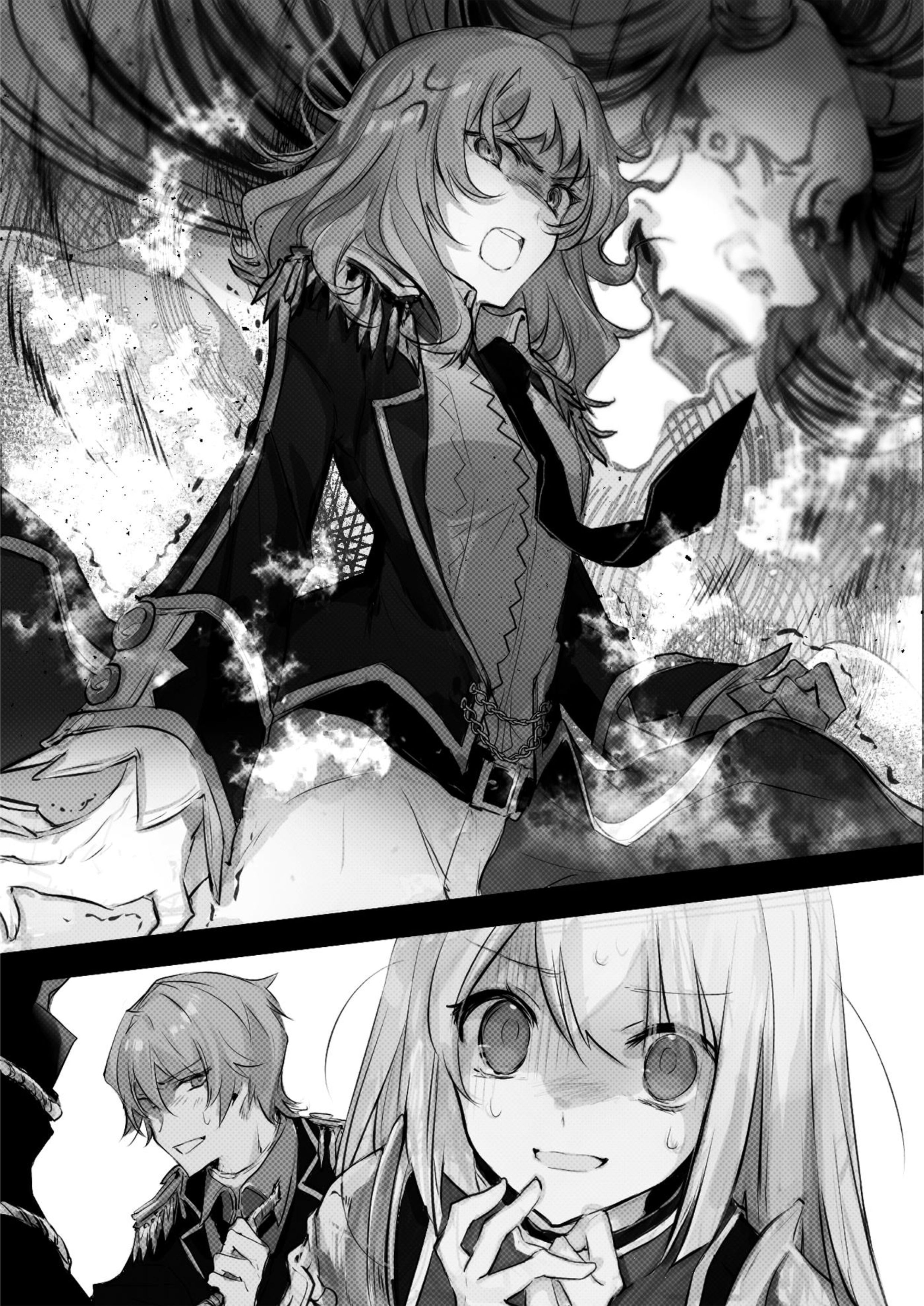 Shinigami ni Sodaterareta Shoujo wa Shikkoku no Ken wo Mune ni Idaku V2 Illustration - Megumi Novel