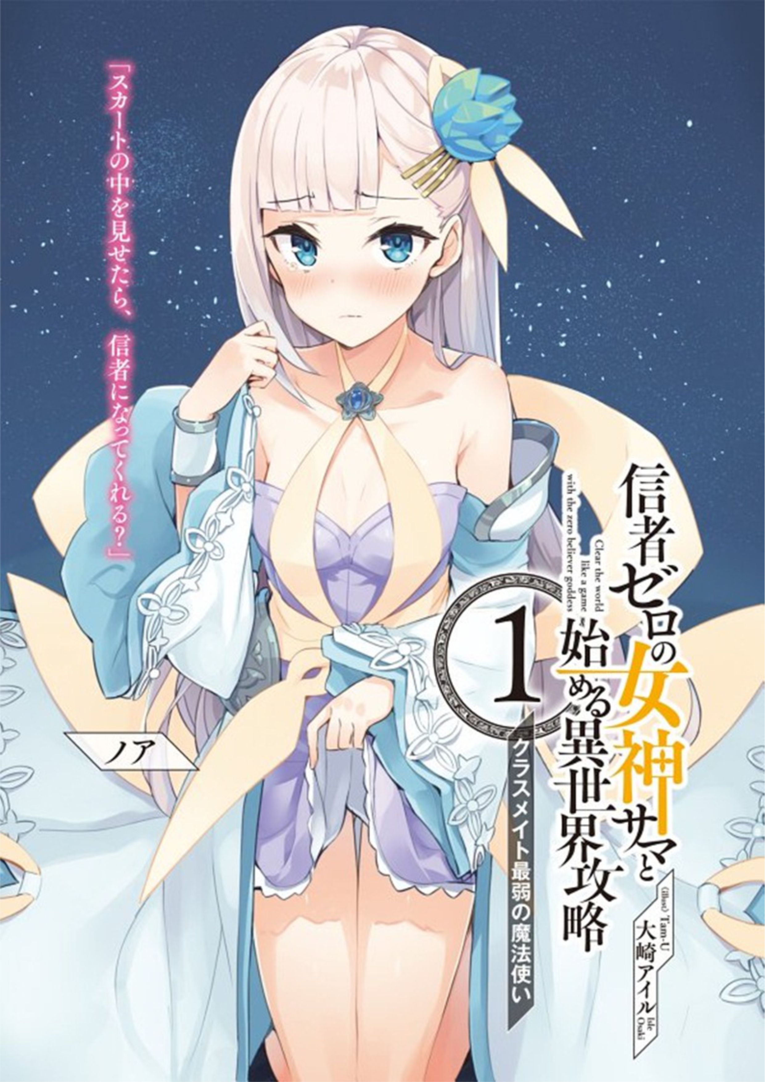Shinja Zero no Megami-sama V1 Illustration - Megumi Novel