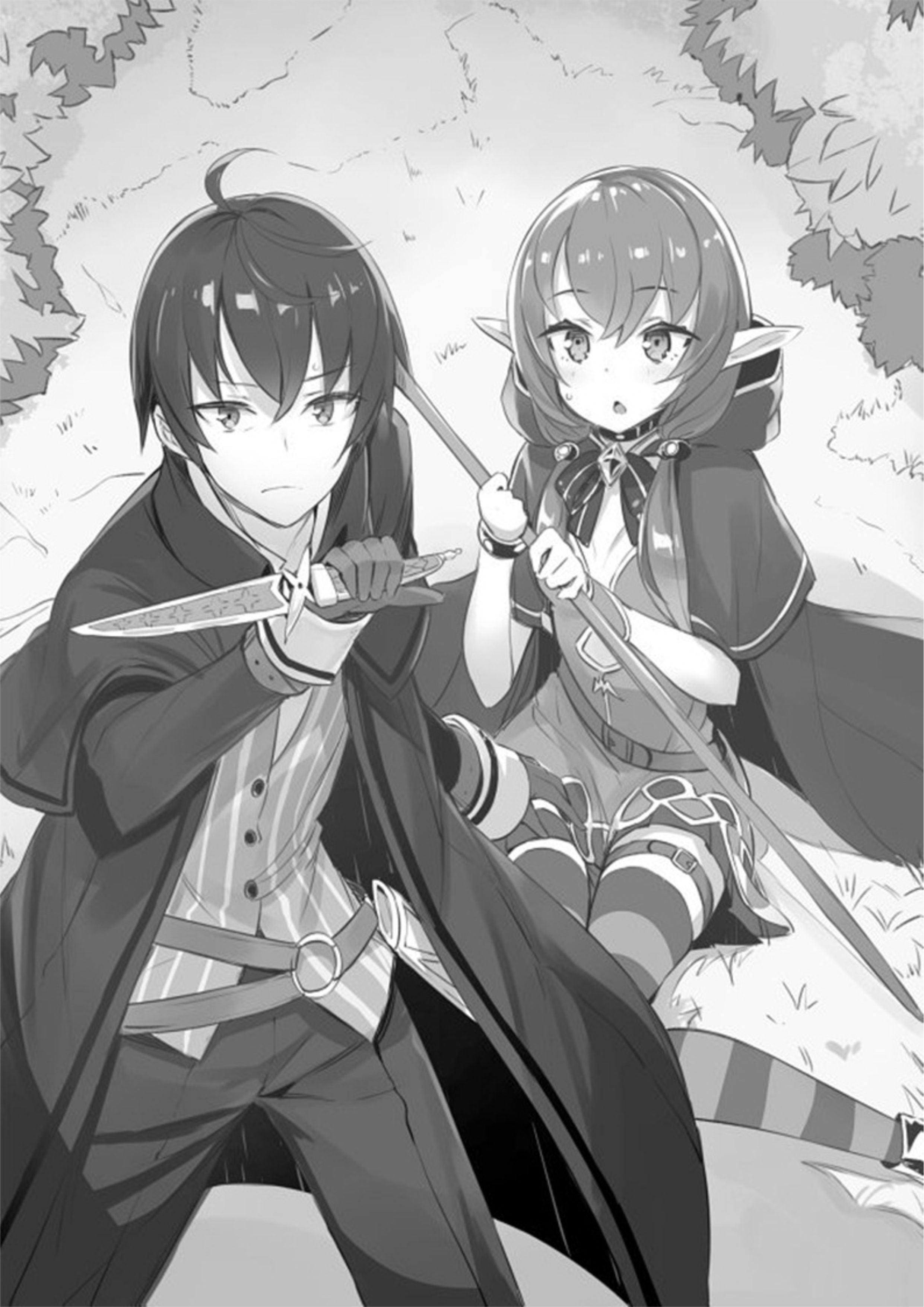 Shinja Zero no Megami-sama V1 Illustration - Megumi Novel