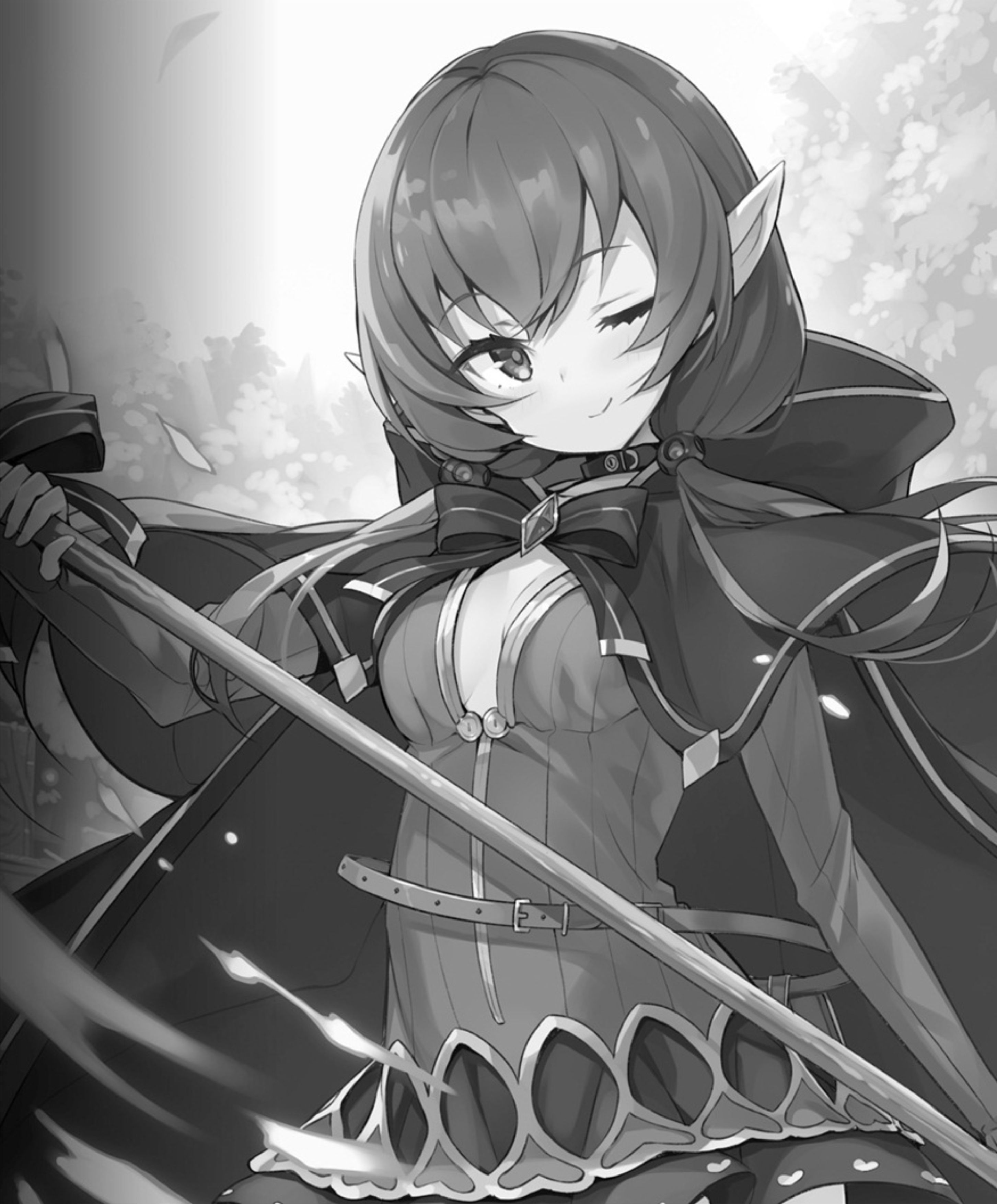 Shinja Zero no Megami-sama V2 Illustration - Megumi Novel