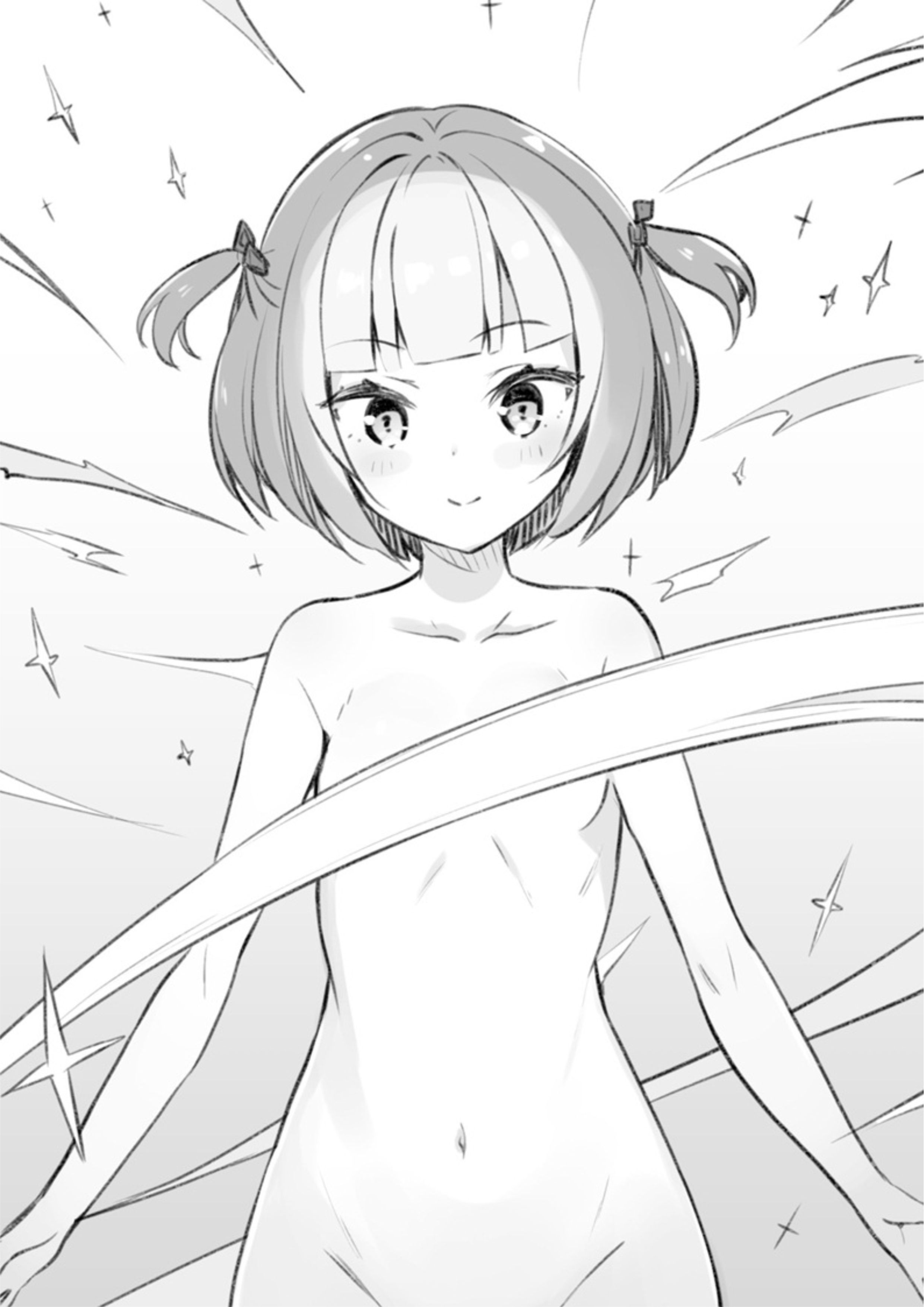 Shinja Zero no Megami-sama V2 Illustration - Megumi Novel