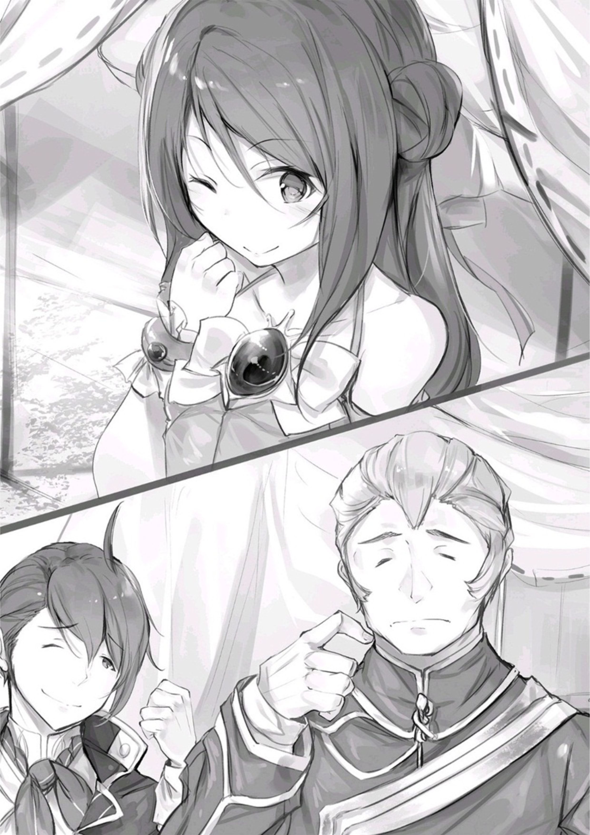 Tensai Ouji no Akaji Kokka Saisei Jutsu V1 Illustration - Megumi Novel