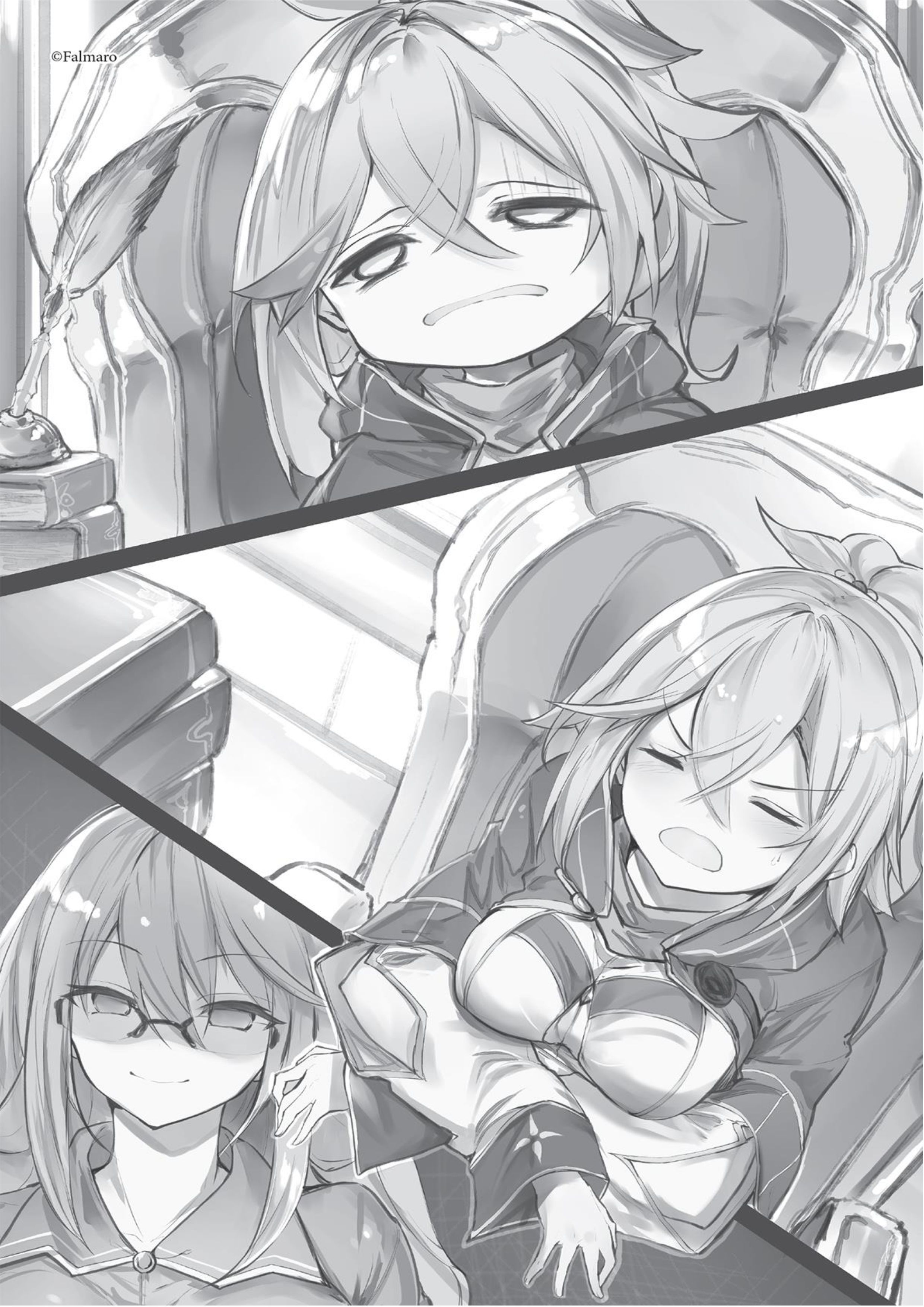 Tensai Ouji no Akaji Kokka Saisei Jutsu V8 Illustration - Megumi Novel