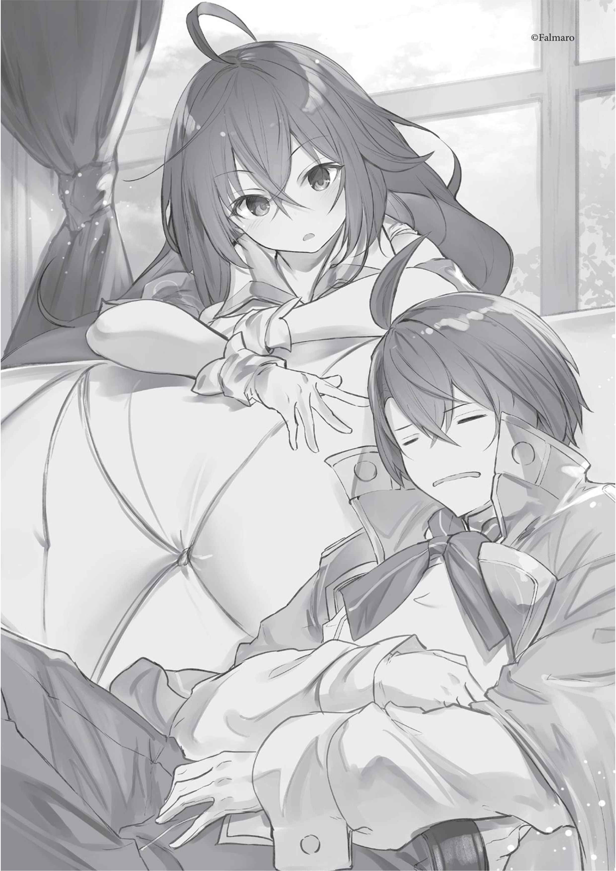 Tensai Ouji no Akaji Kokka Saisei Jutsu V8 Illustration - Megumi Novel