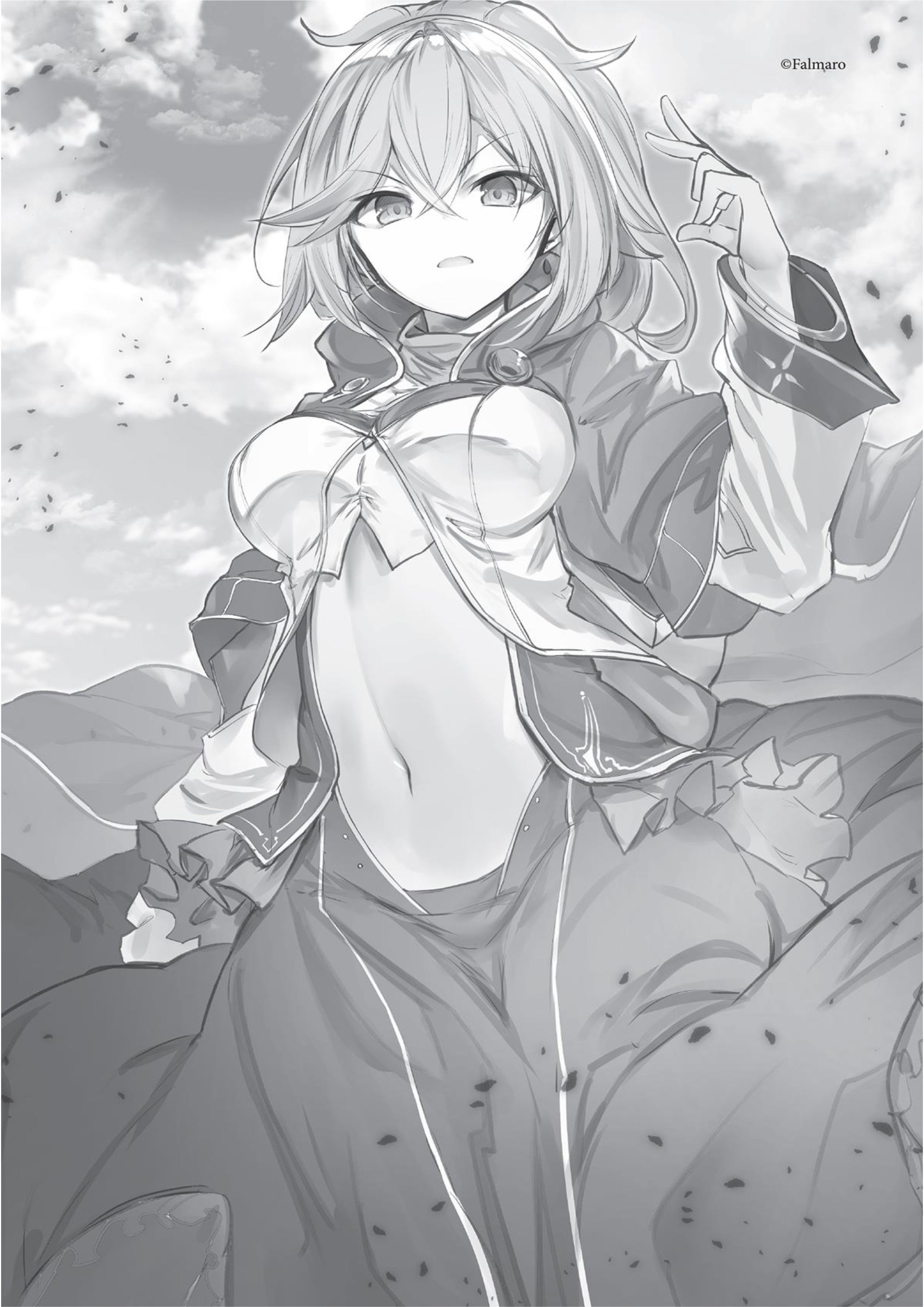 Tensai Ouji no Akaji Kokka Saisei Jutsu V8 Illustration - Megumi Novel