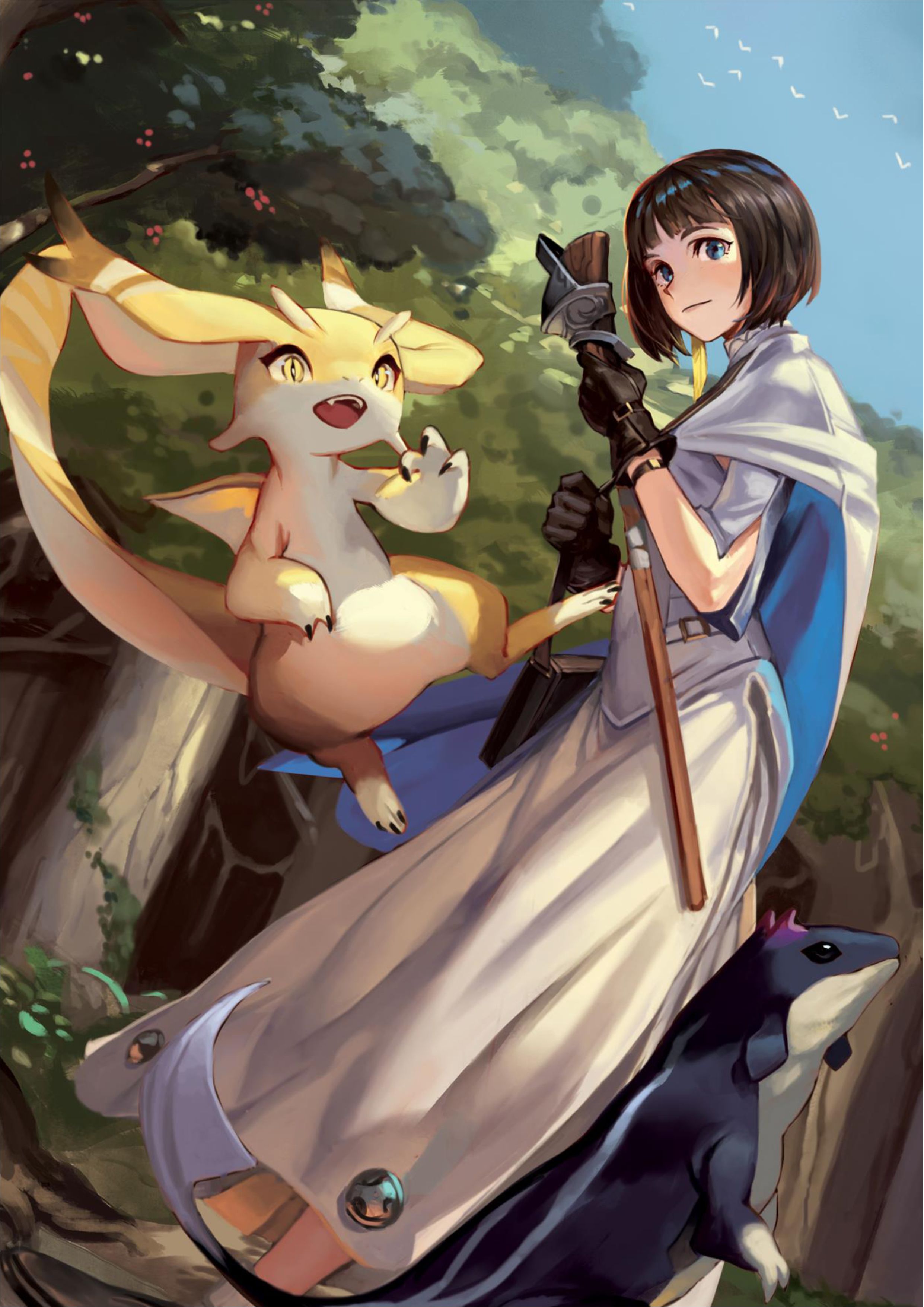 Tensei Shitara Dragon no Tamago Datta V1 Illustration - Megumi Novel