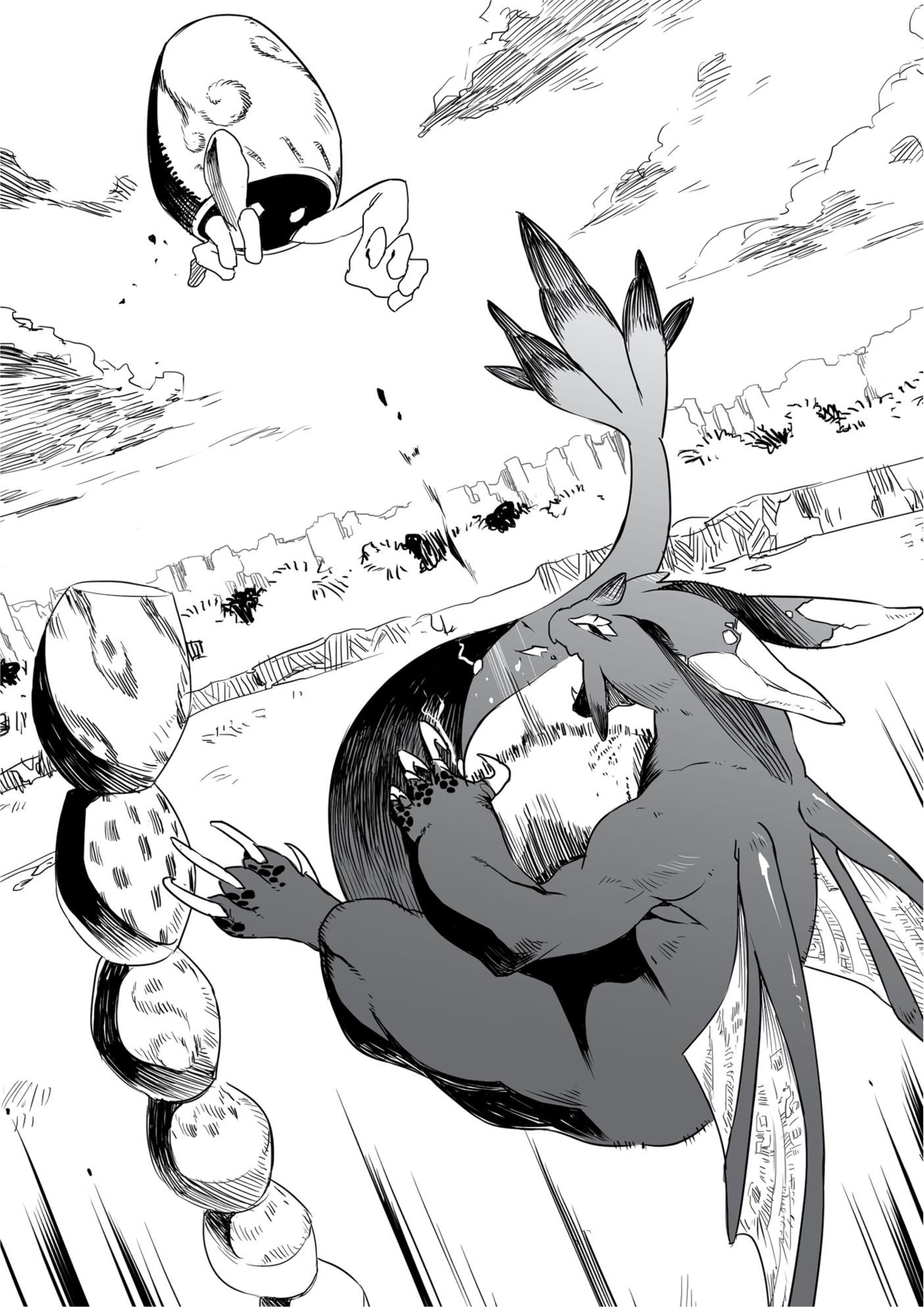 Tensei Shitara Dragon no Tamago Datta V1 Illustration - Megumi Novel