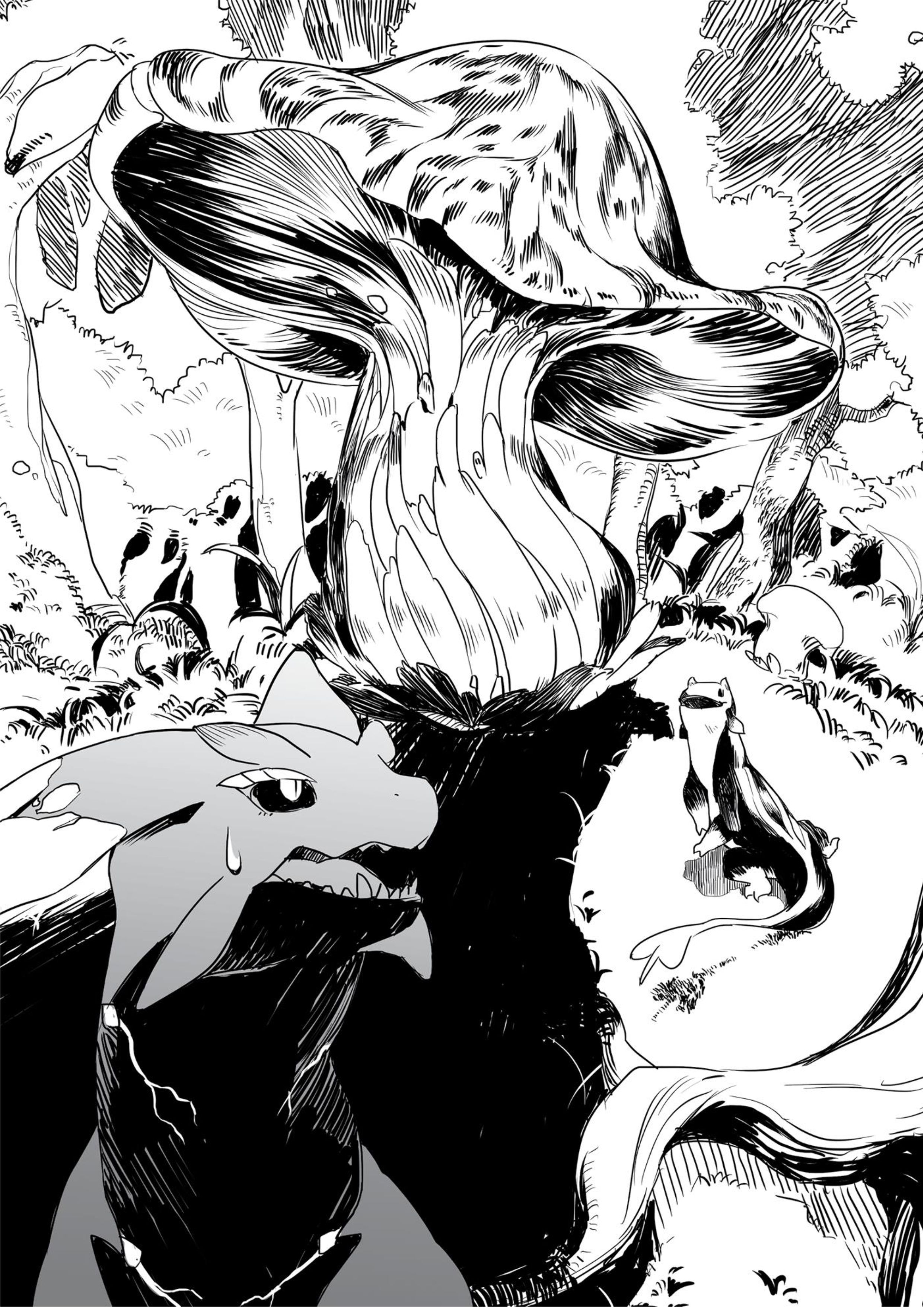 Tensei Shitara Dragon no Tamago Datta V1 Illustration - Megumi Novel