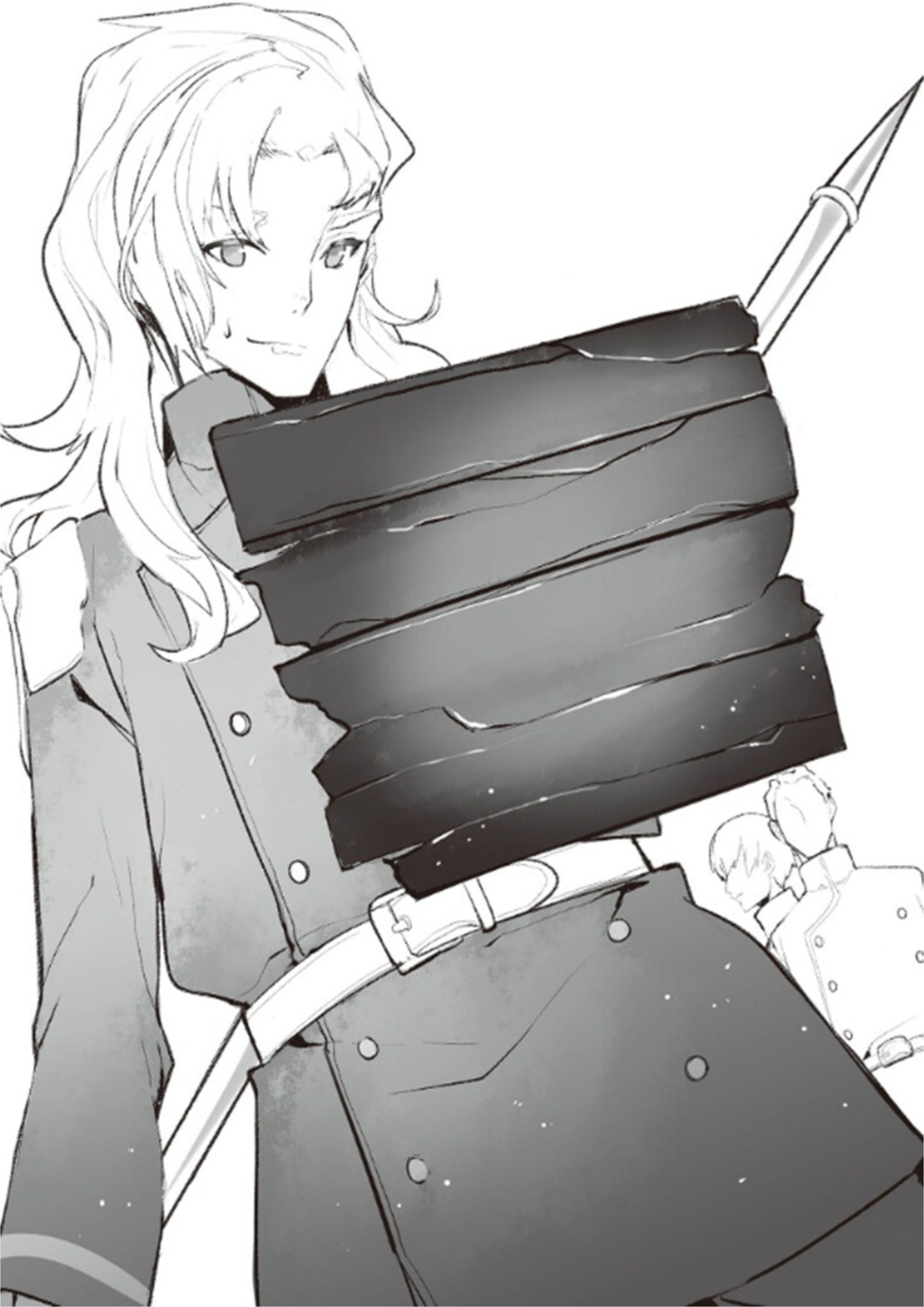 Tensei Shitara Heishi Datta V1 Illustration - Megumi Novel
