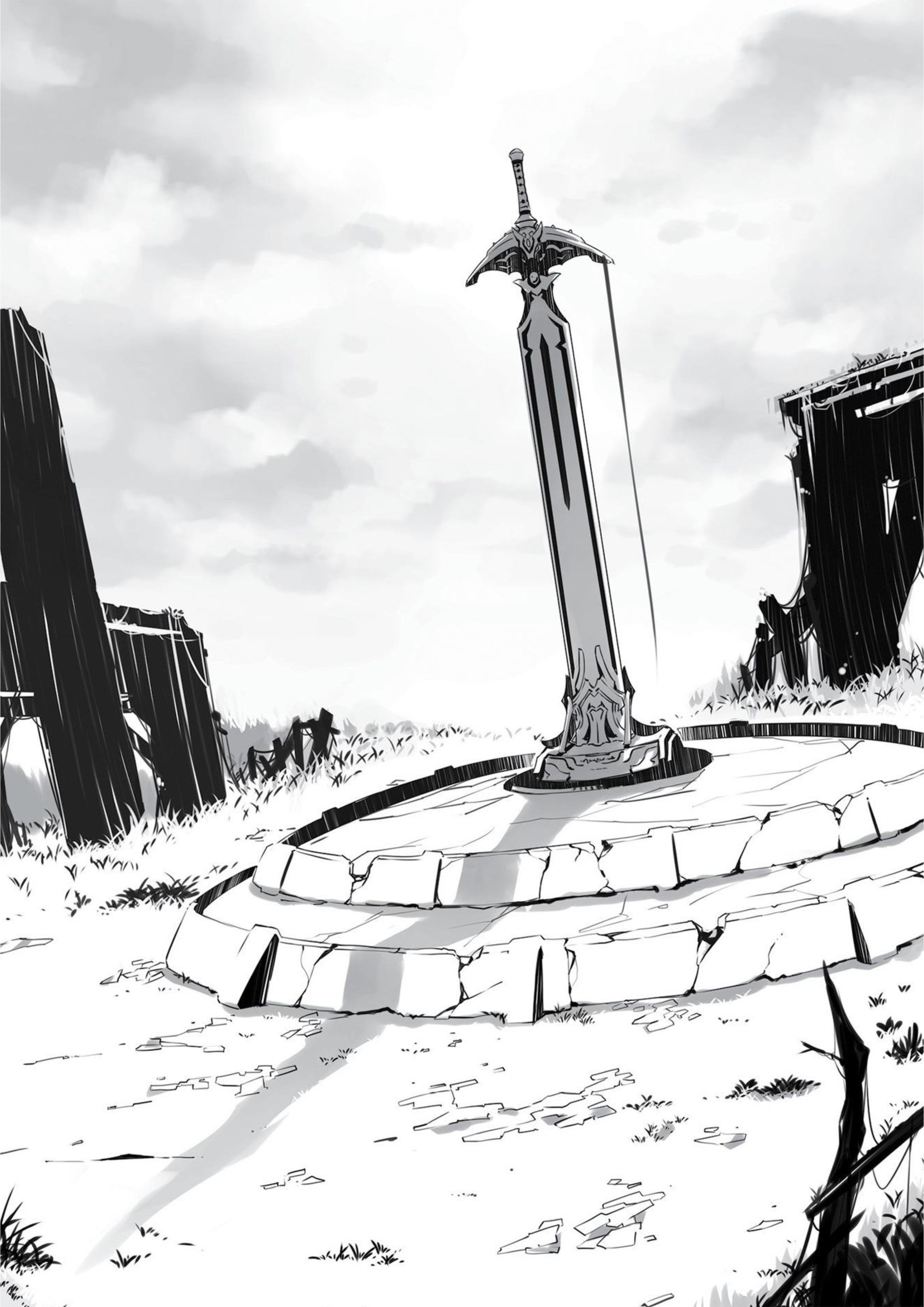 Tensei Shitara Ken Deshita V1 Illustration - Megumi Novel