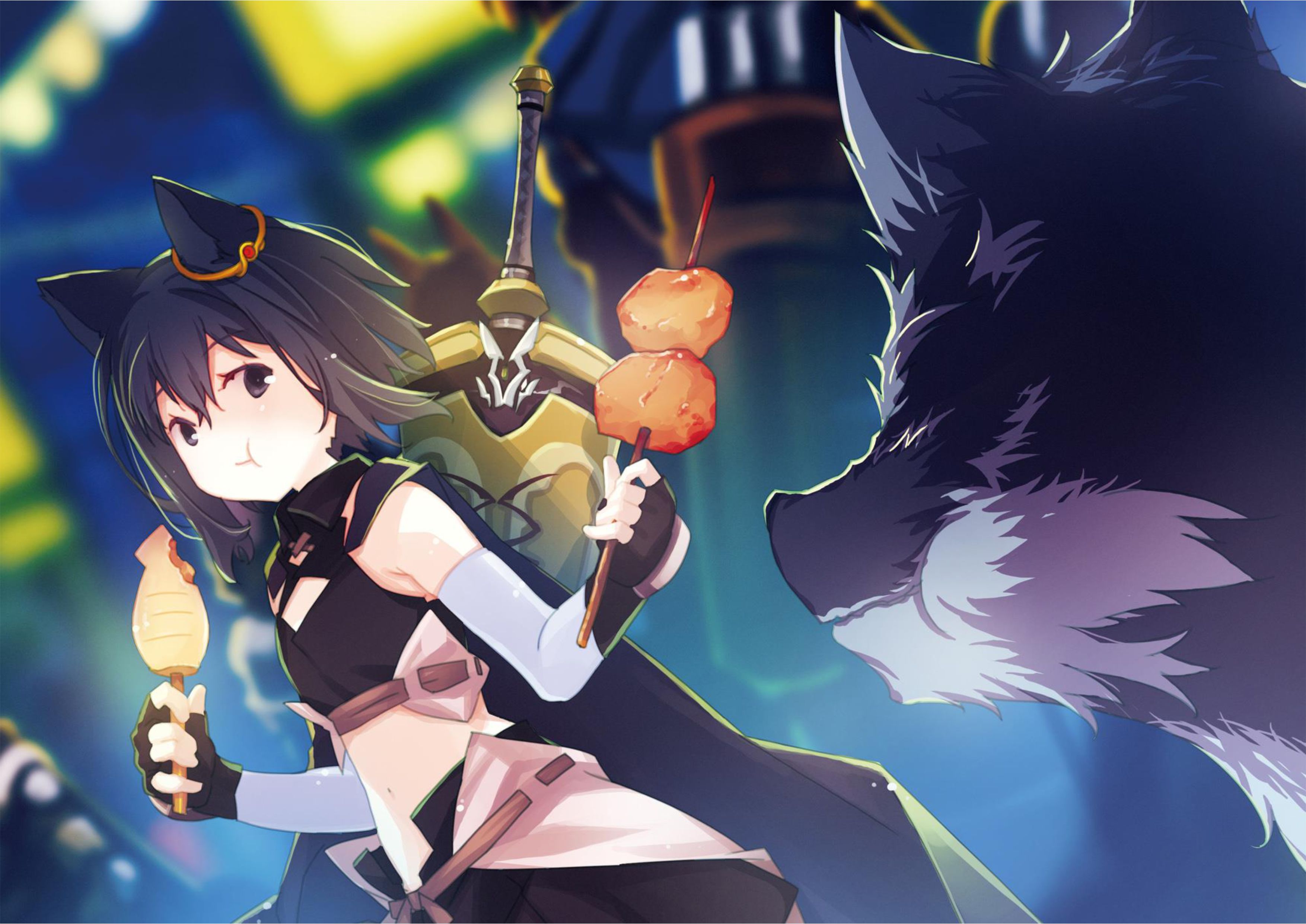 Tensei Shitara Ken Deshita V4 Illustration - Megumi Novel