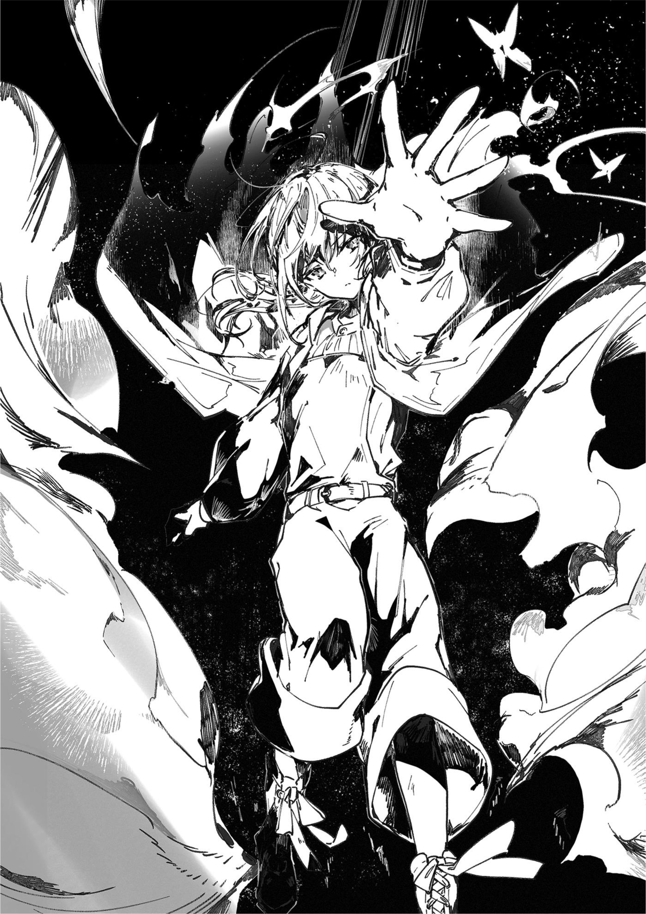 Tenseisha wo Korosu Mono V1 Illustration - Megumi Novel