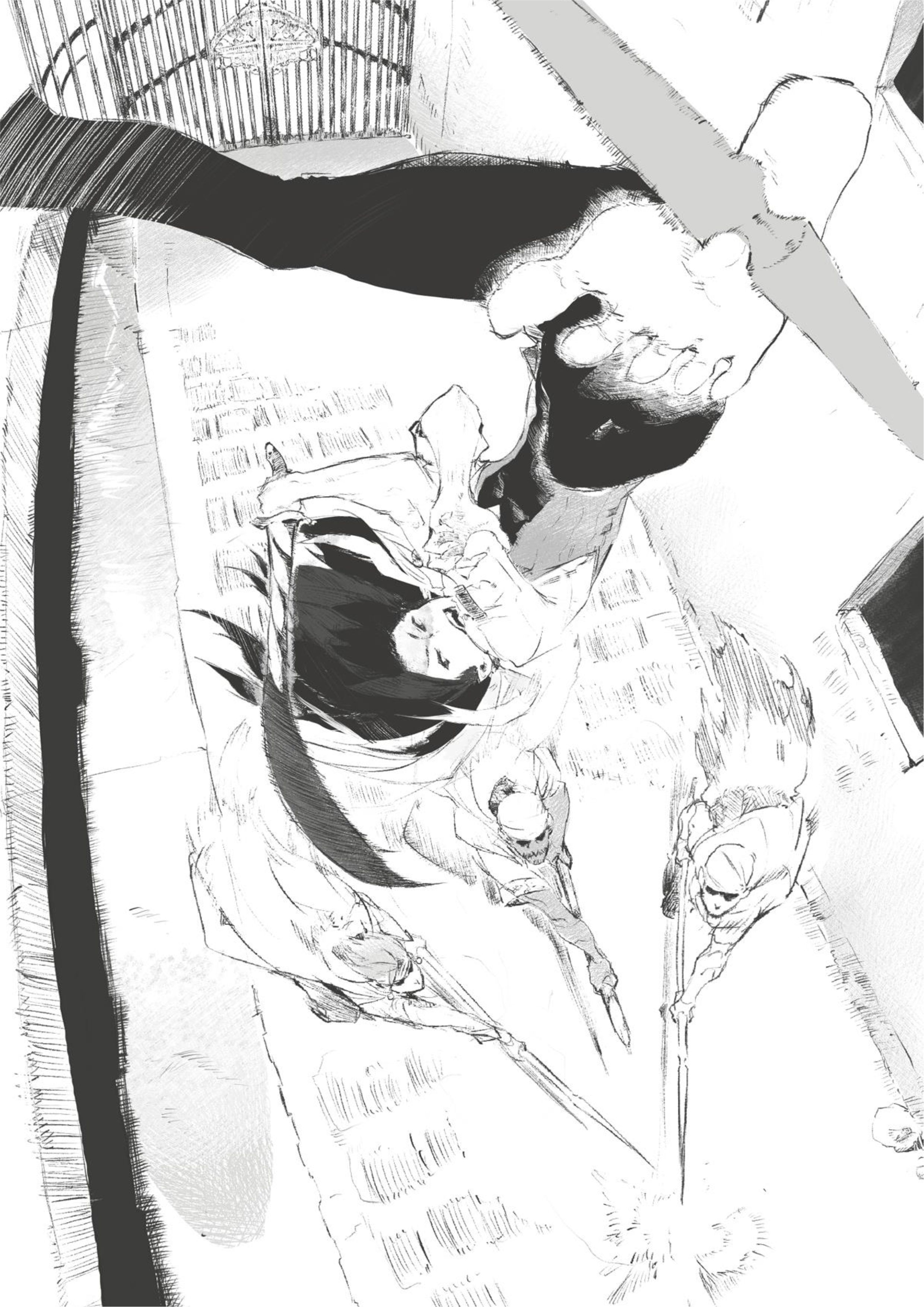 The New Demon King V1 Illustration - Megumi Novel