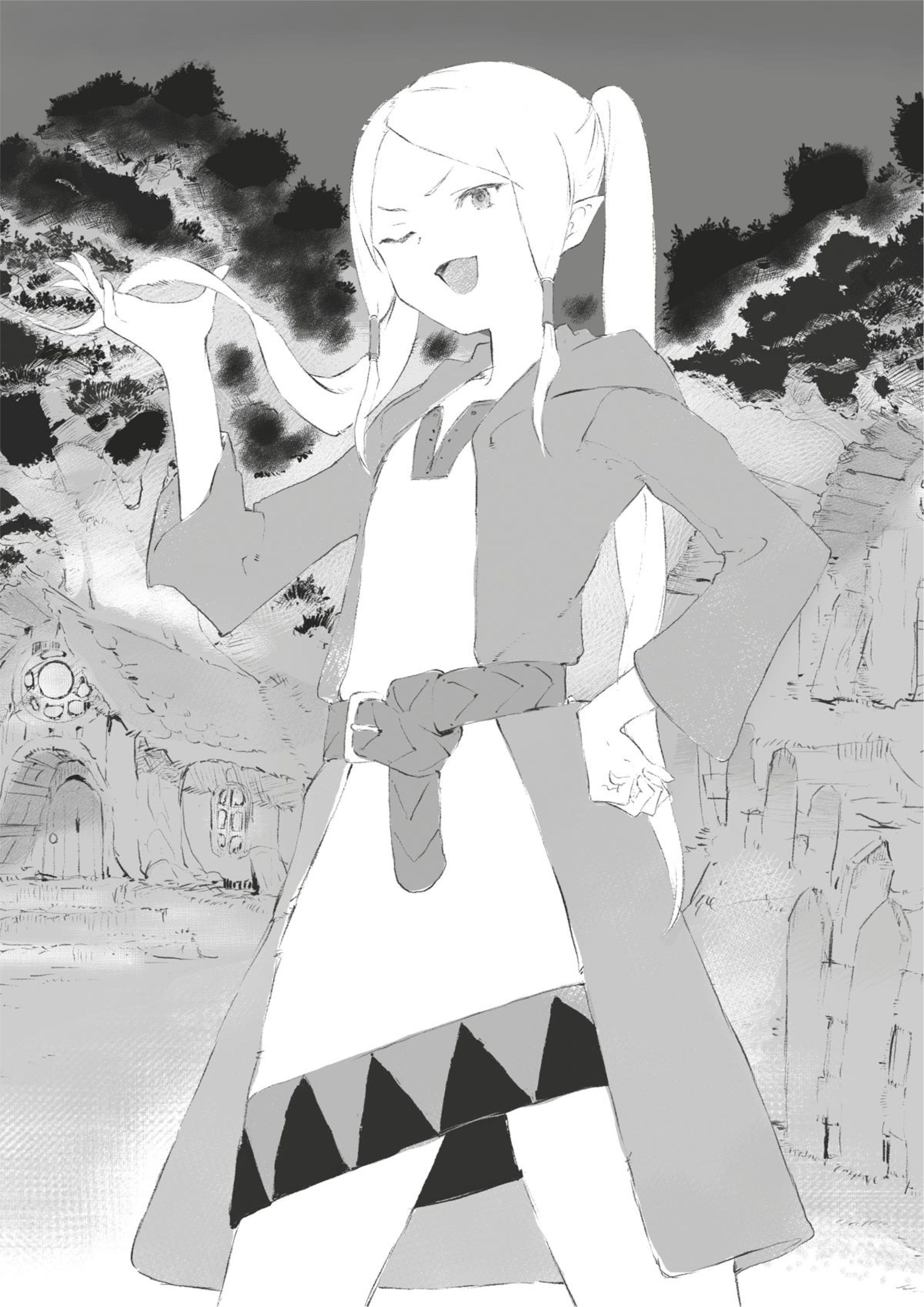 The New Demon King V1 Illustration - Megumi Novel