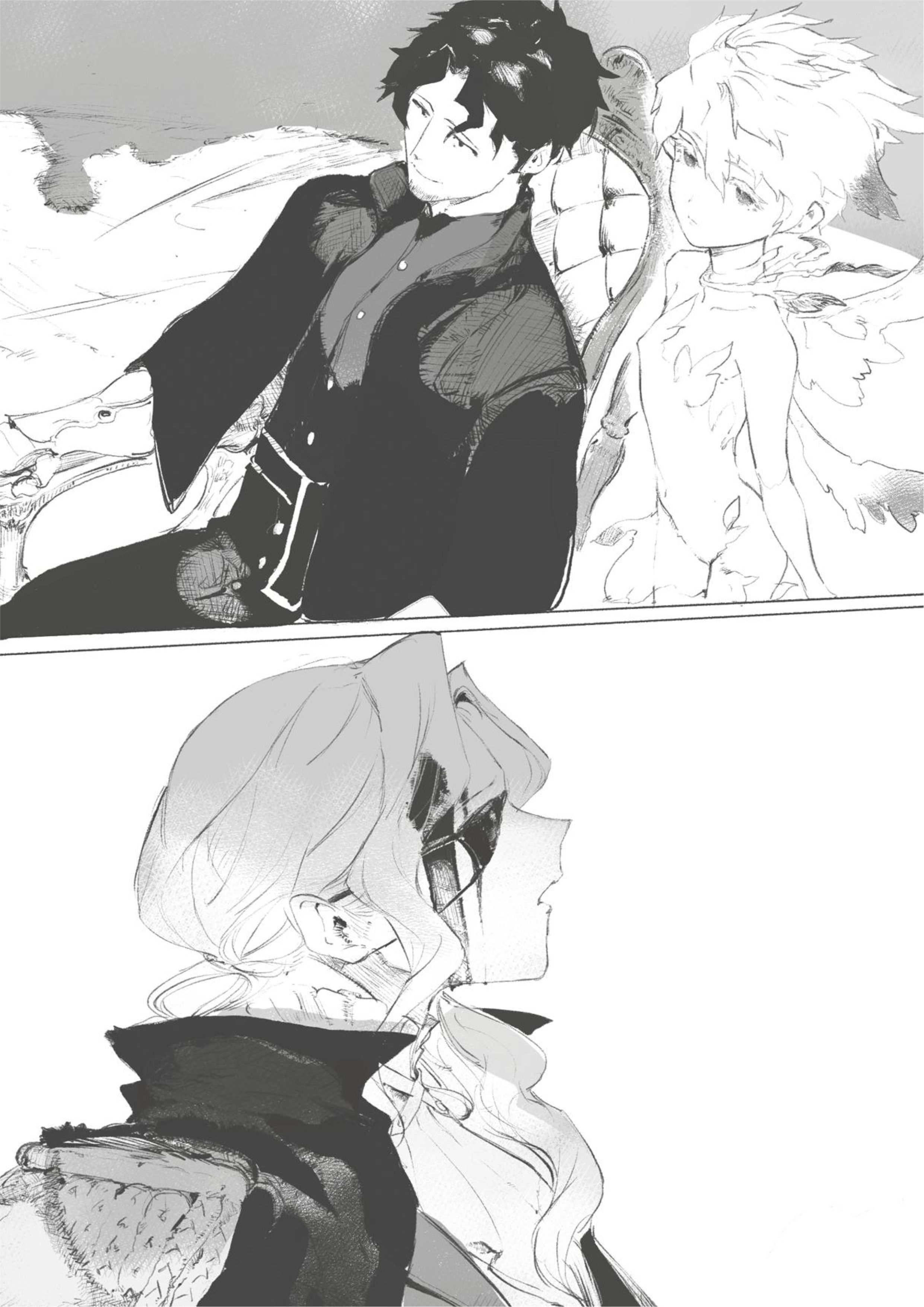 The New Demon King V1 Illustration - Megumi Novel