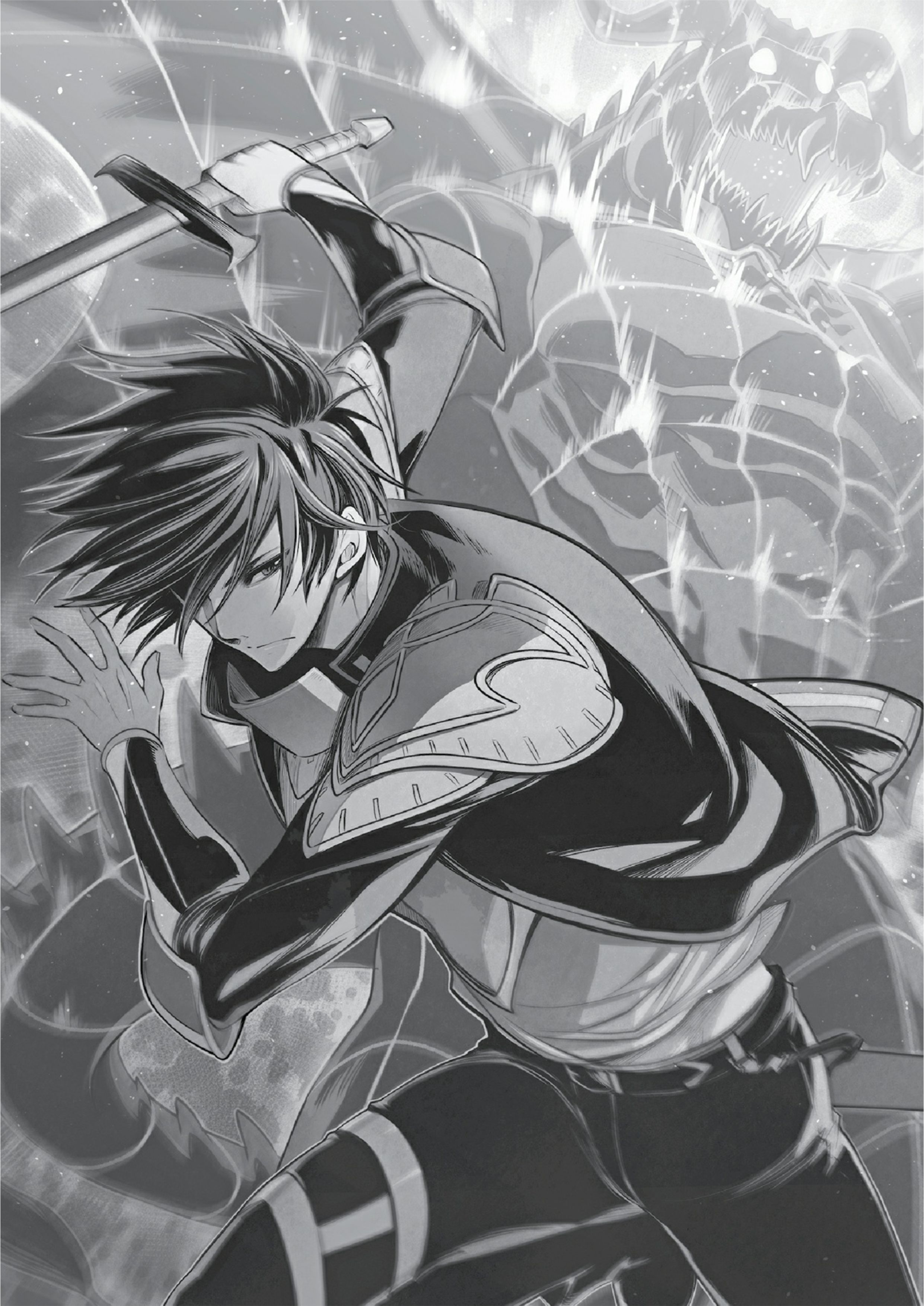 This Hero is Invincible V1 Illustration - Megumi Novel