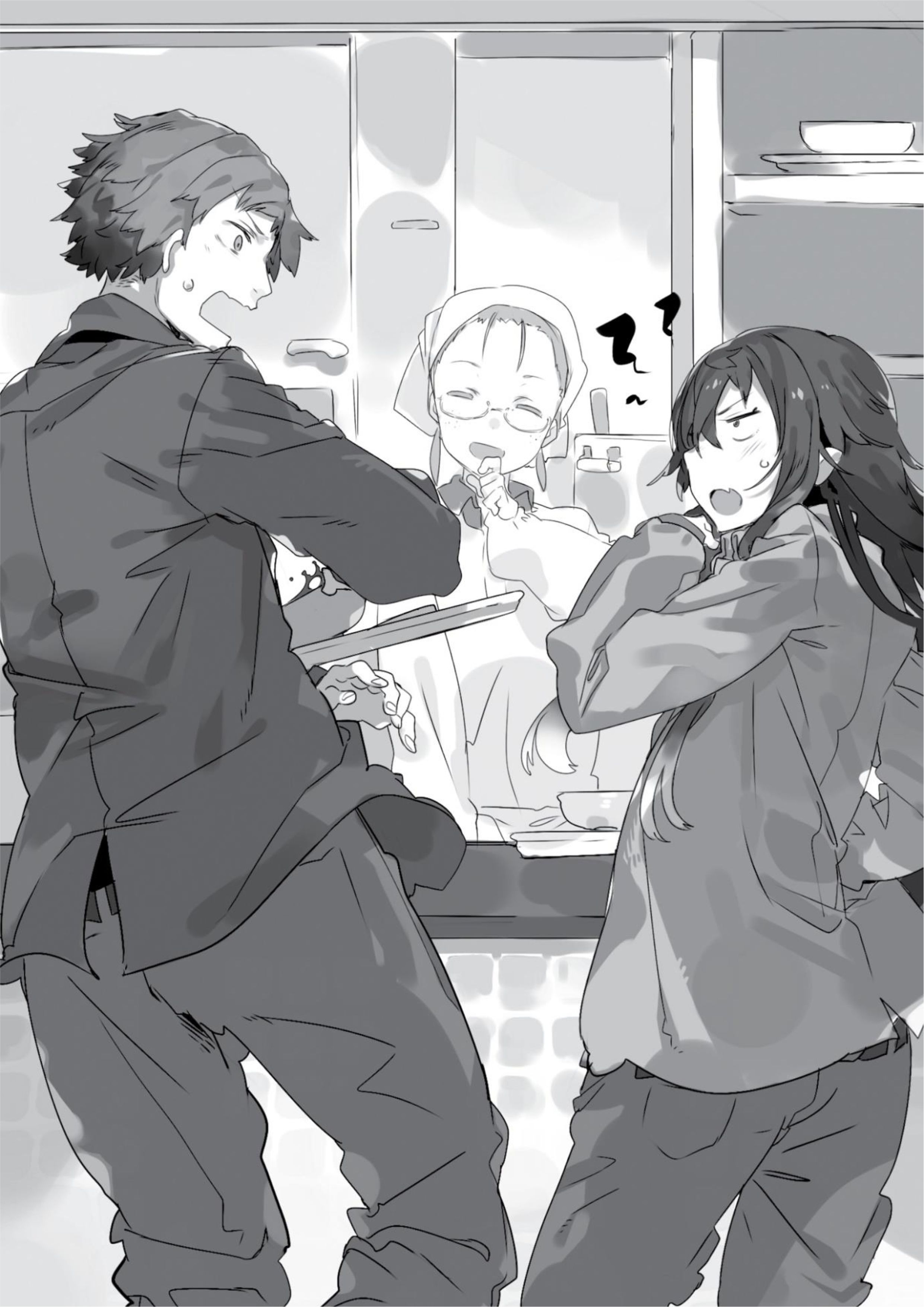 Tsuki to Layka to Nosferatu V1 Illustration - Megumi Novel