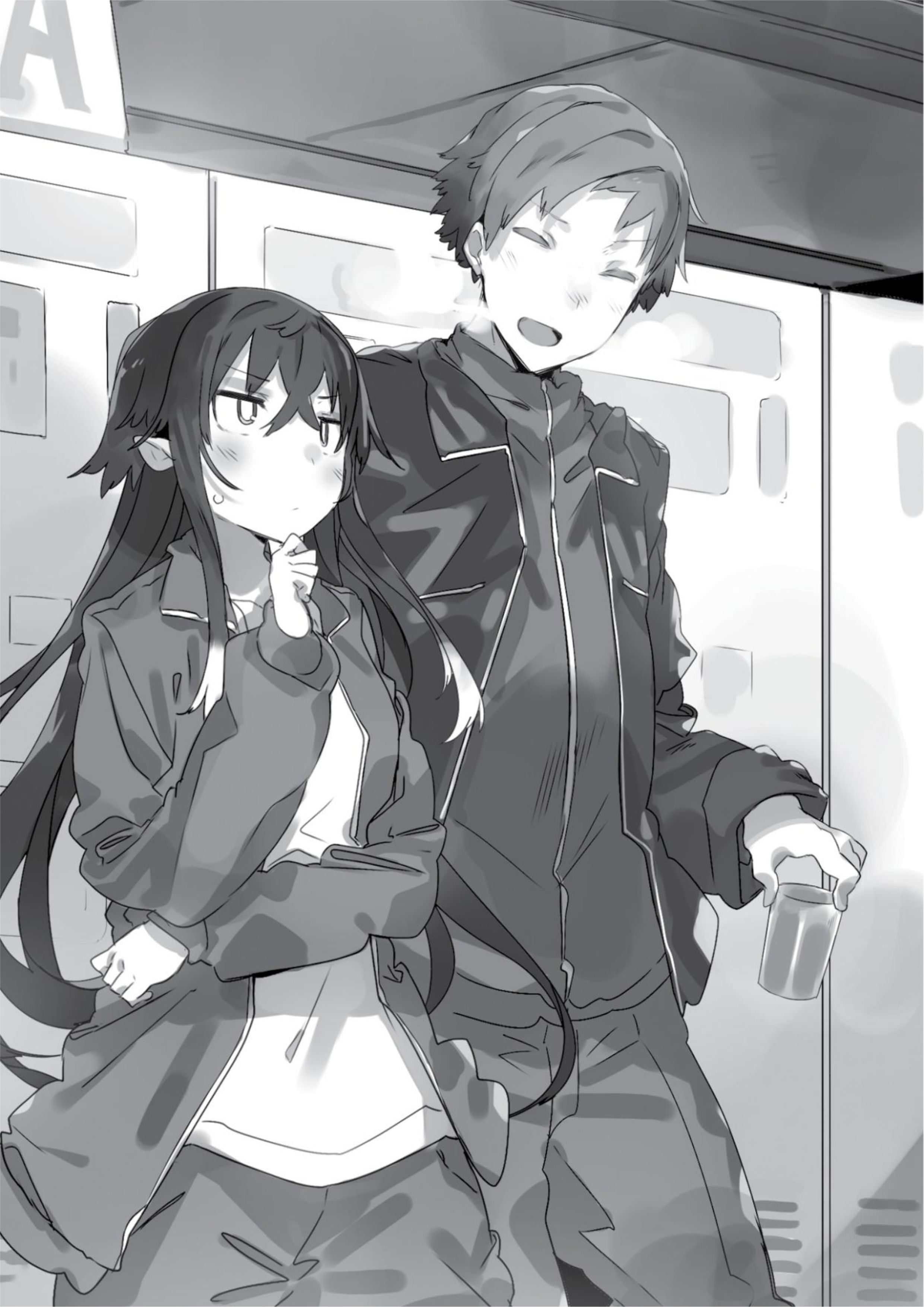 Tsuki to Layka to Nosferatu V1 Illustration - Megumi Novel