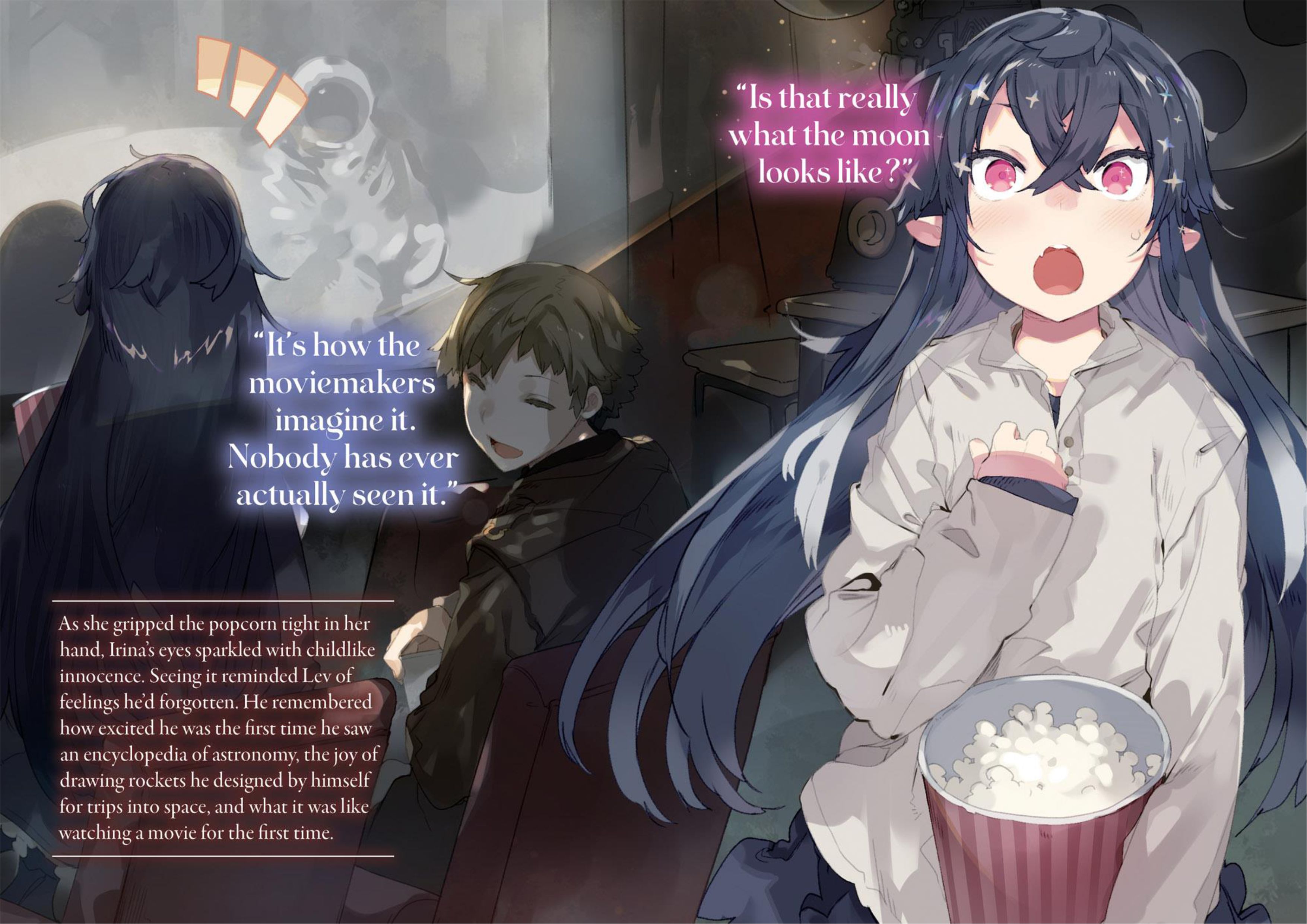 Tsuki to Layka to Nosferatu V2 Illustration - Megumi Novel
