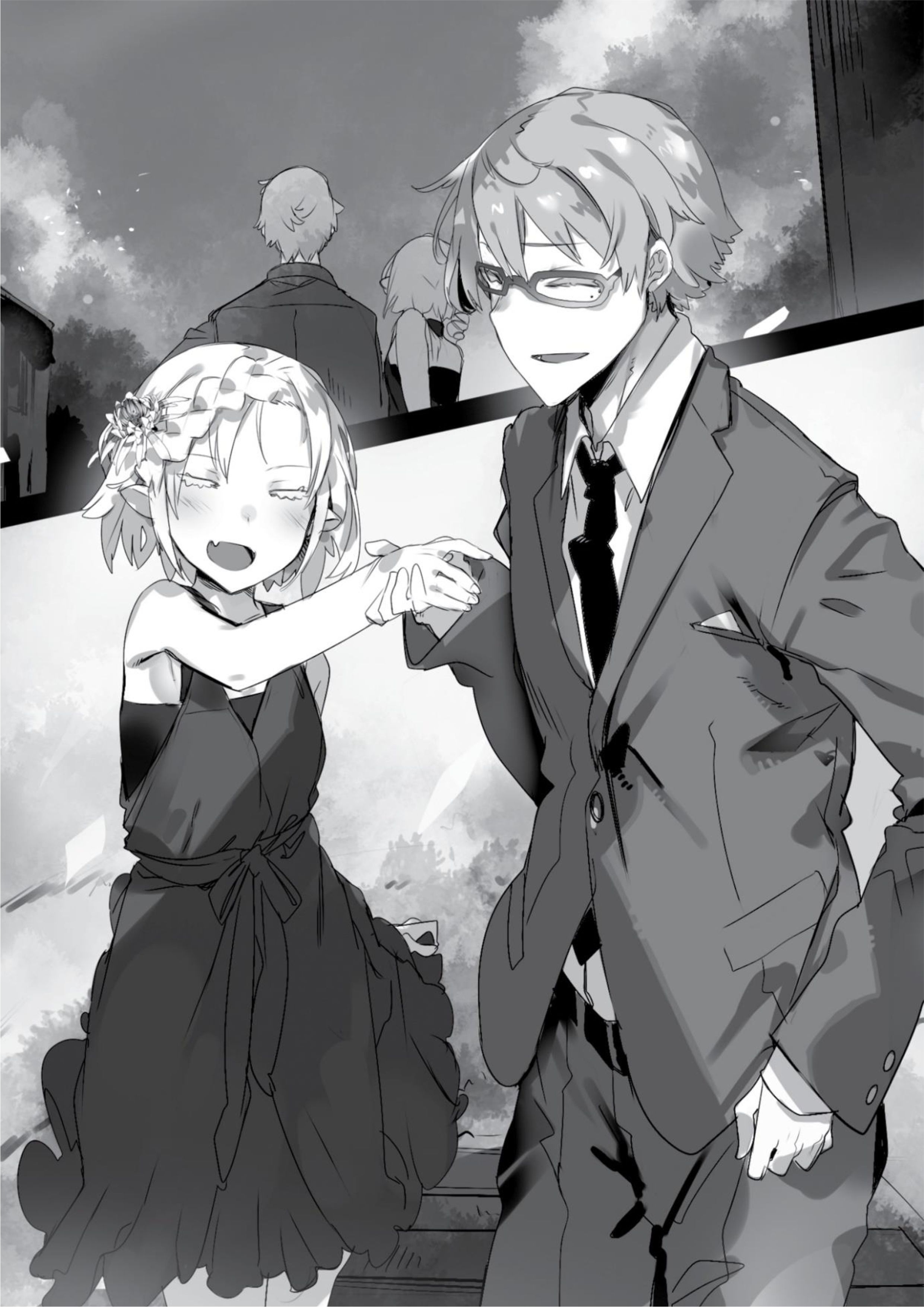 Tsuki to Layka to Nosferatu V3 Illustration - Megumi Novel