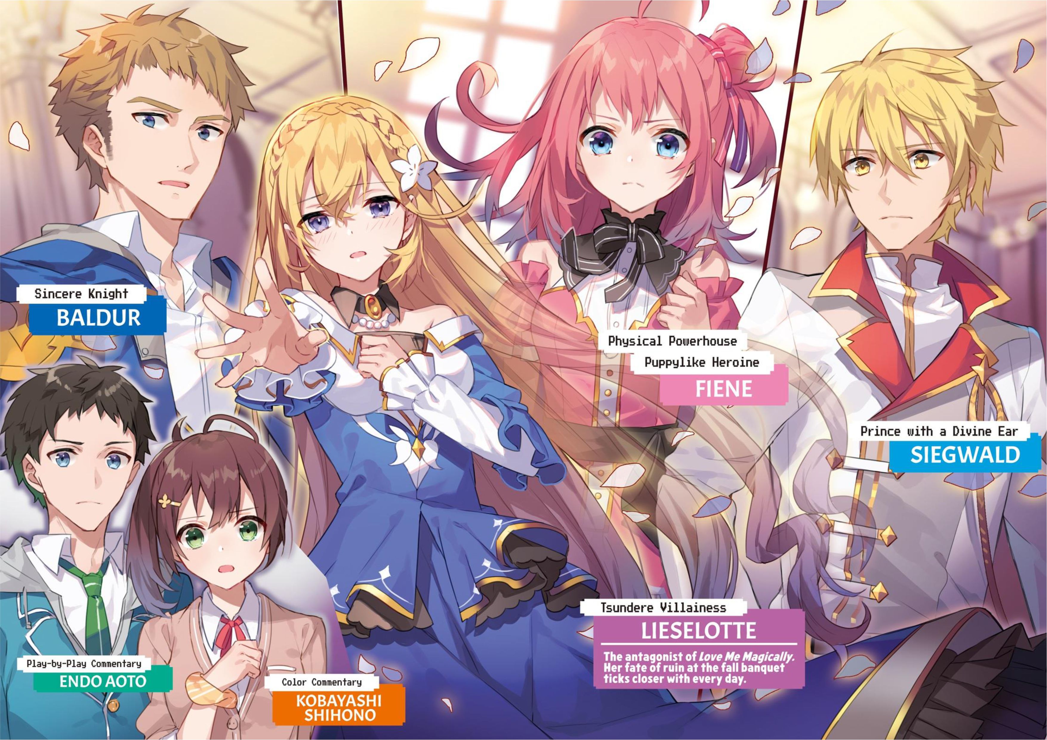 Tsundere Akuyaku Reijou Liselotte to Jikkyou no Endo-kun to Kaisetsu no Kobayashi-san V2 Illustration - Megumi Novel