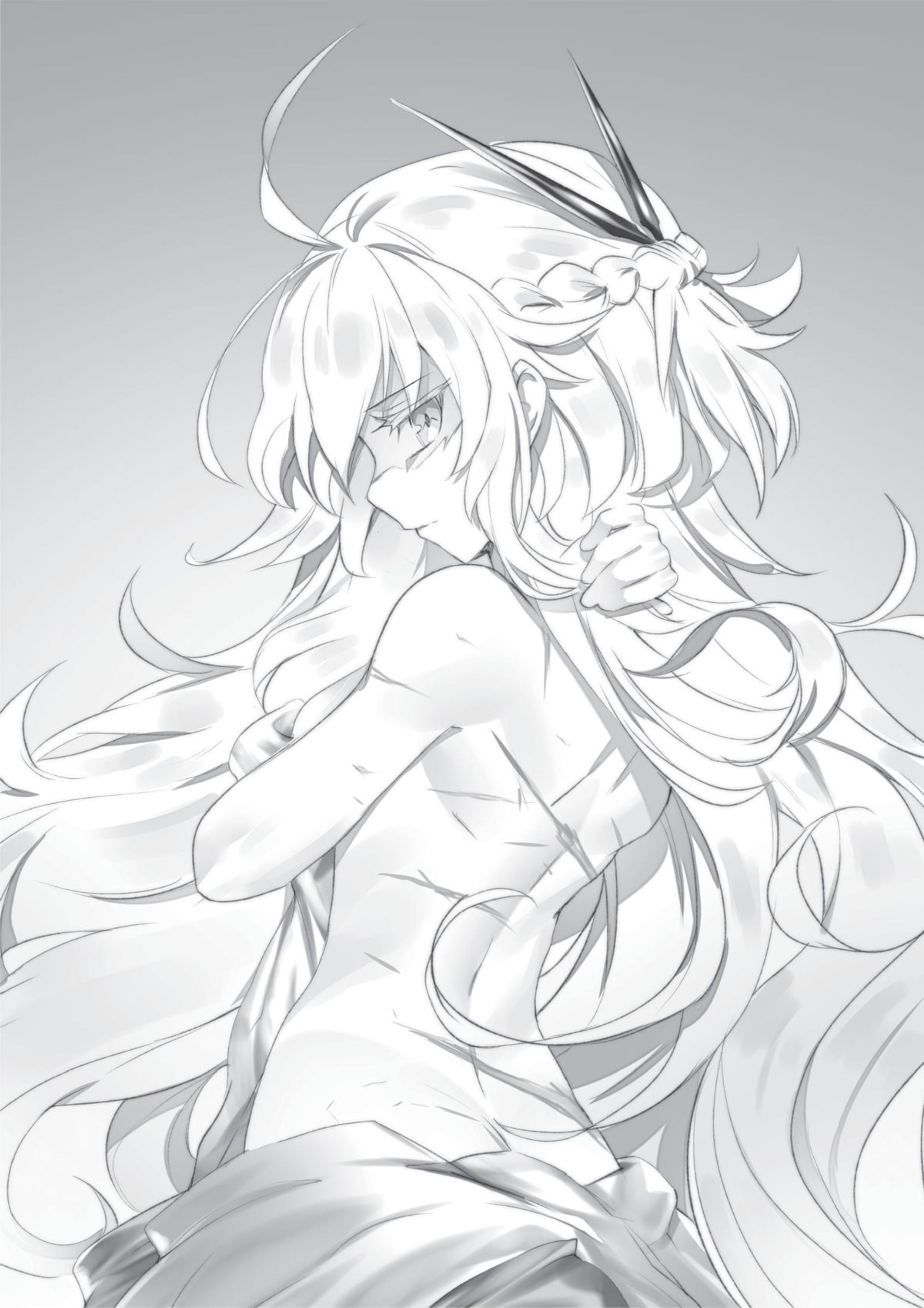 Uchinukareta Senjou wa, Soko de Kieteiro V1 Illustration - Megumi Novel