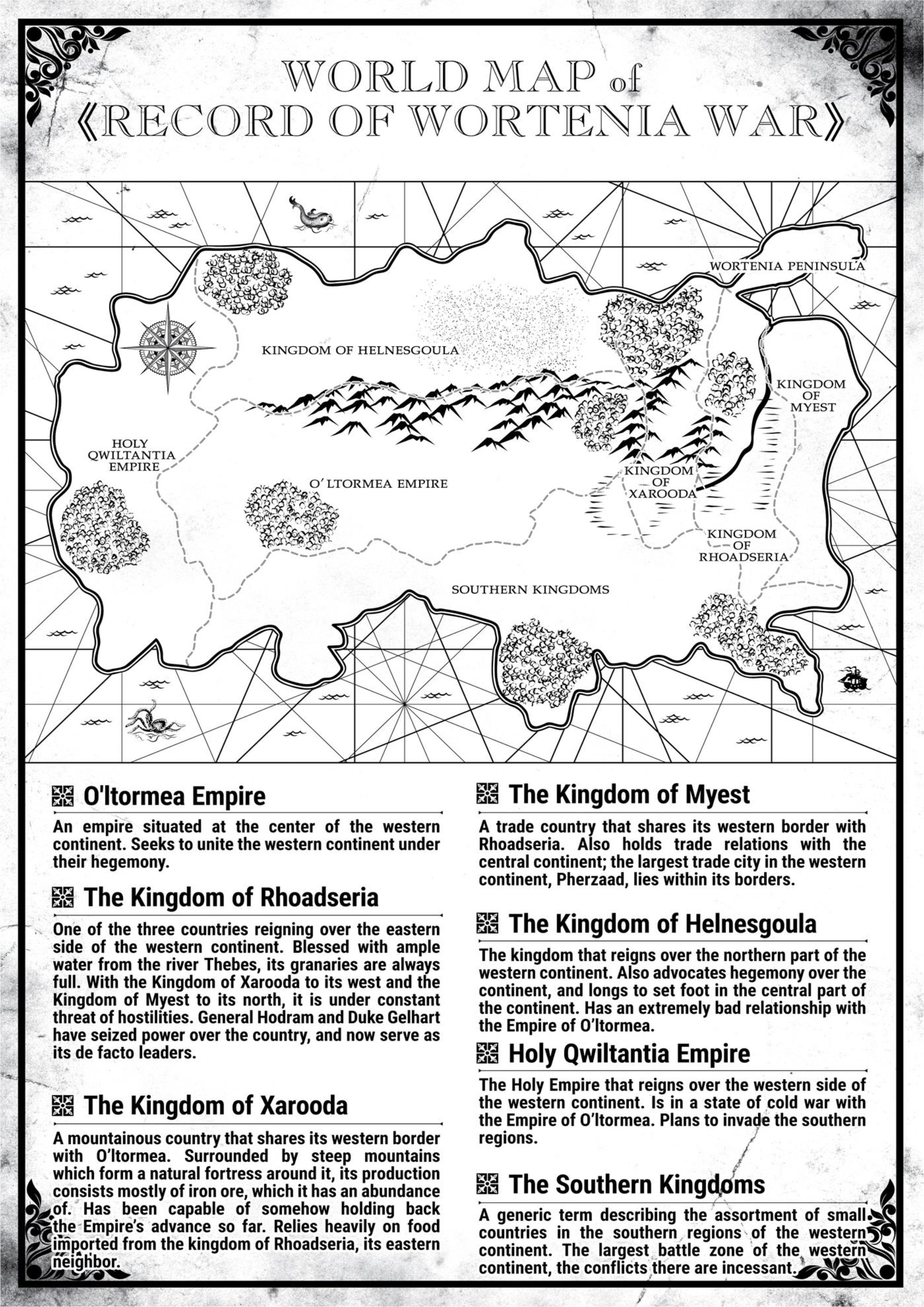 Wortenia Senki V1 Illustration - Megumi Novel