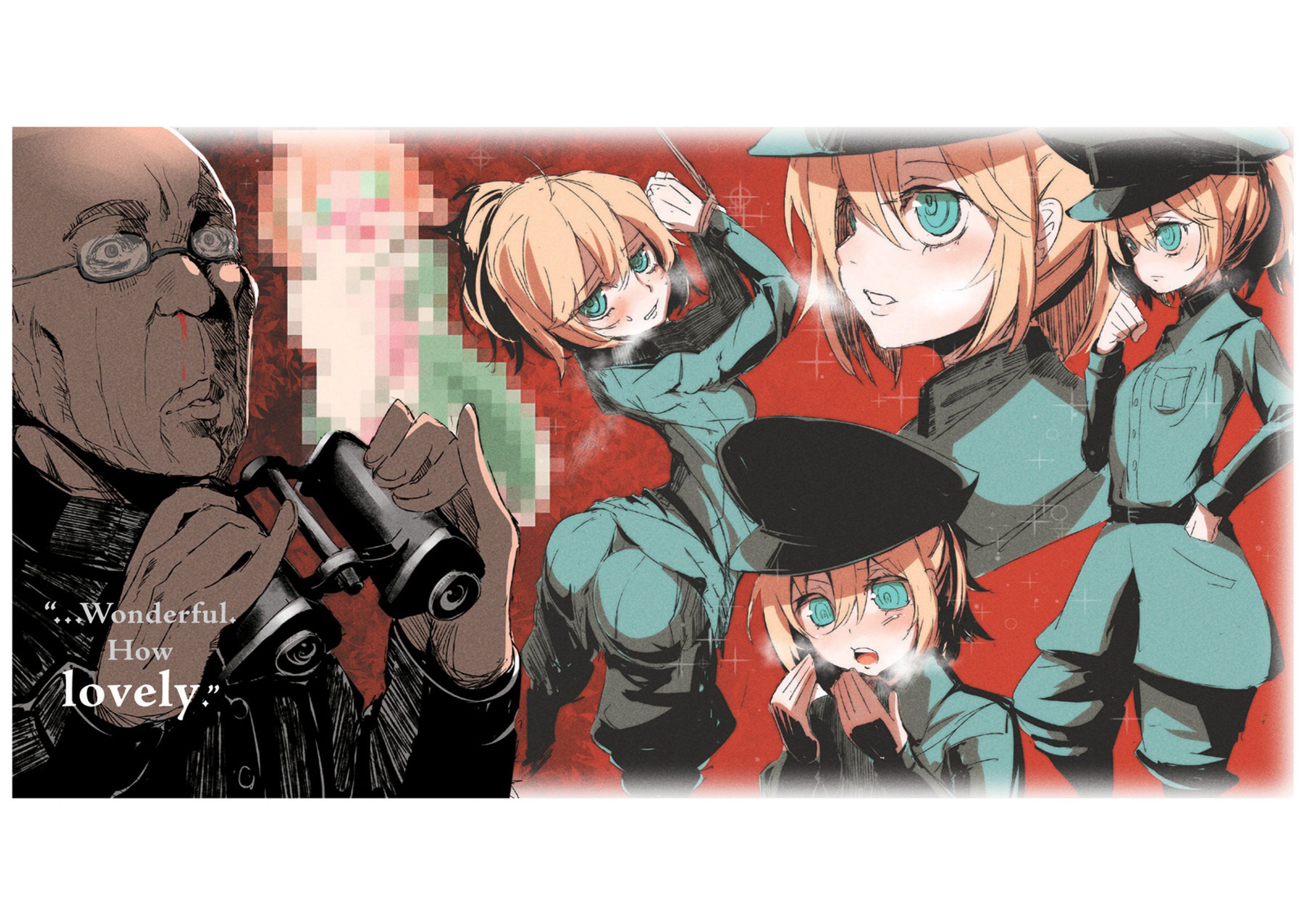 Youjo Senki V4 Illustration - Megumi Novel