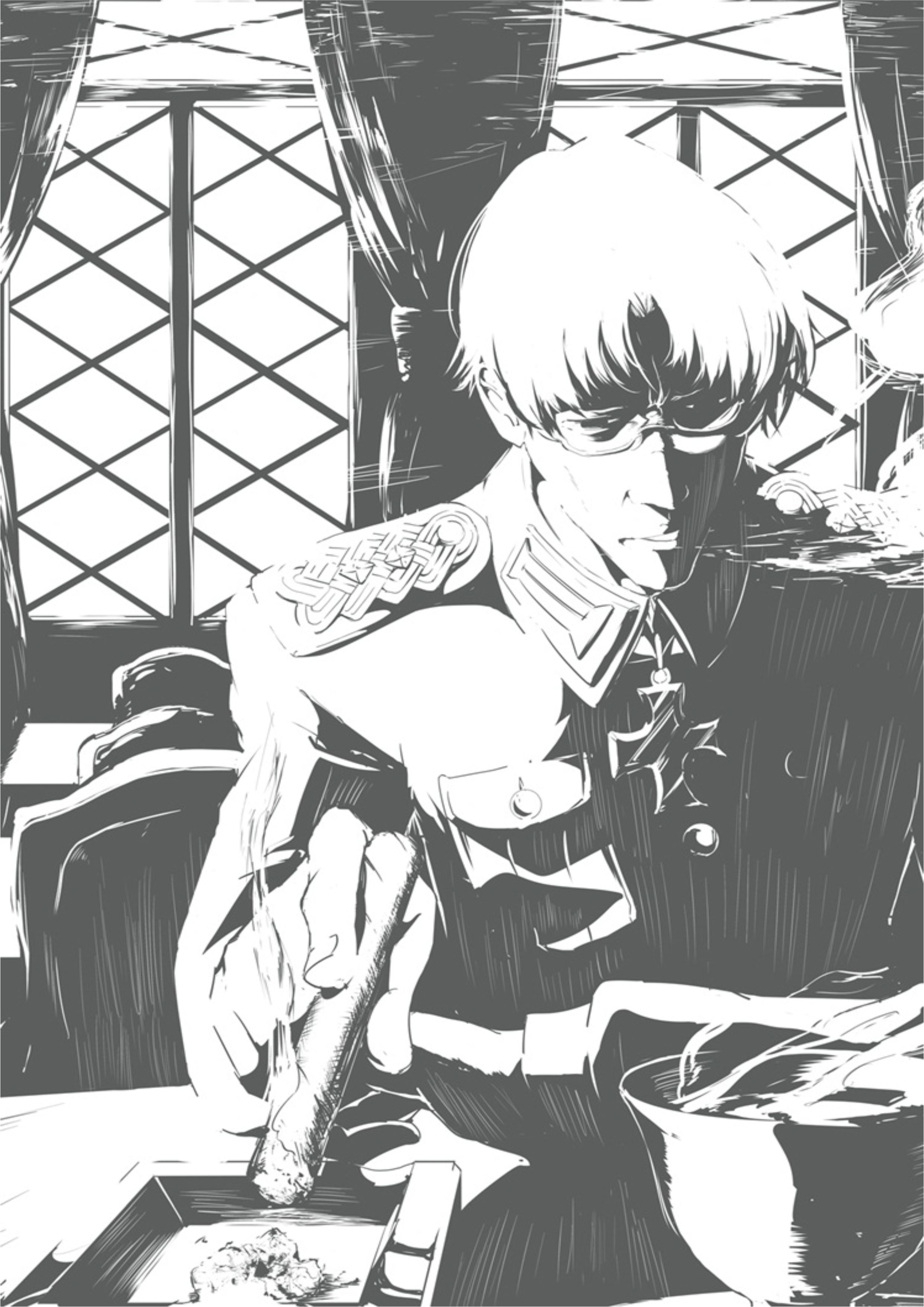 Youjo Senki V10 Illustration - Megumi Novel