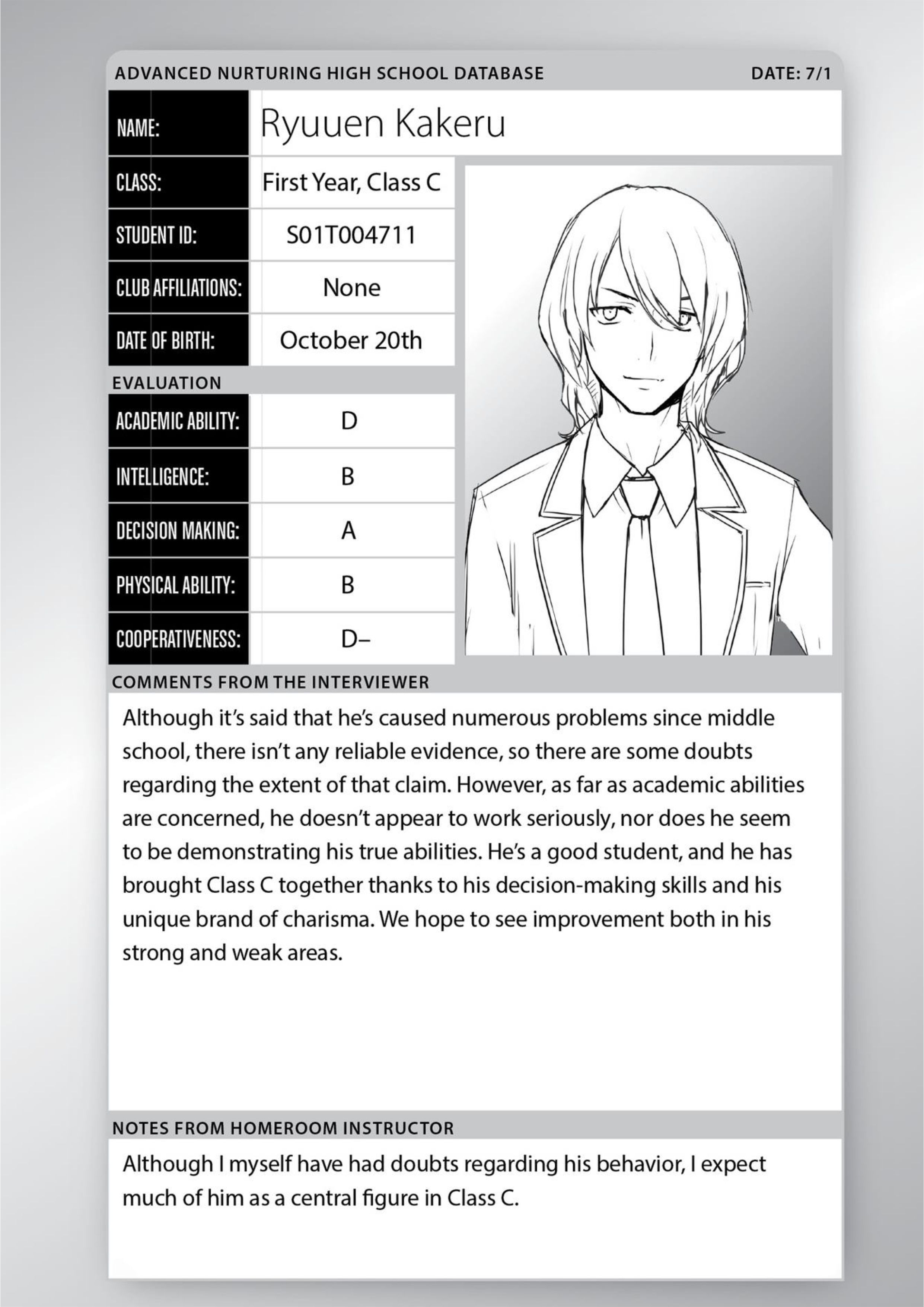 Youkoso Jitsuryoku Shijou Shugi no Kyoushitsu e V3 Illustration - Megumi Novel