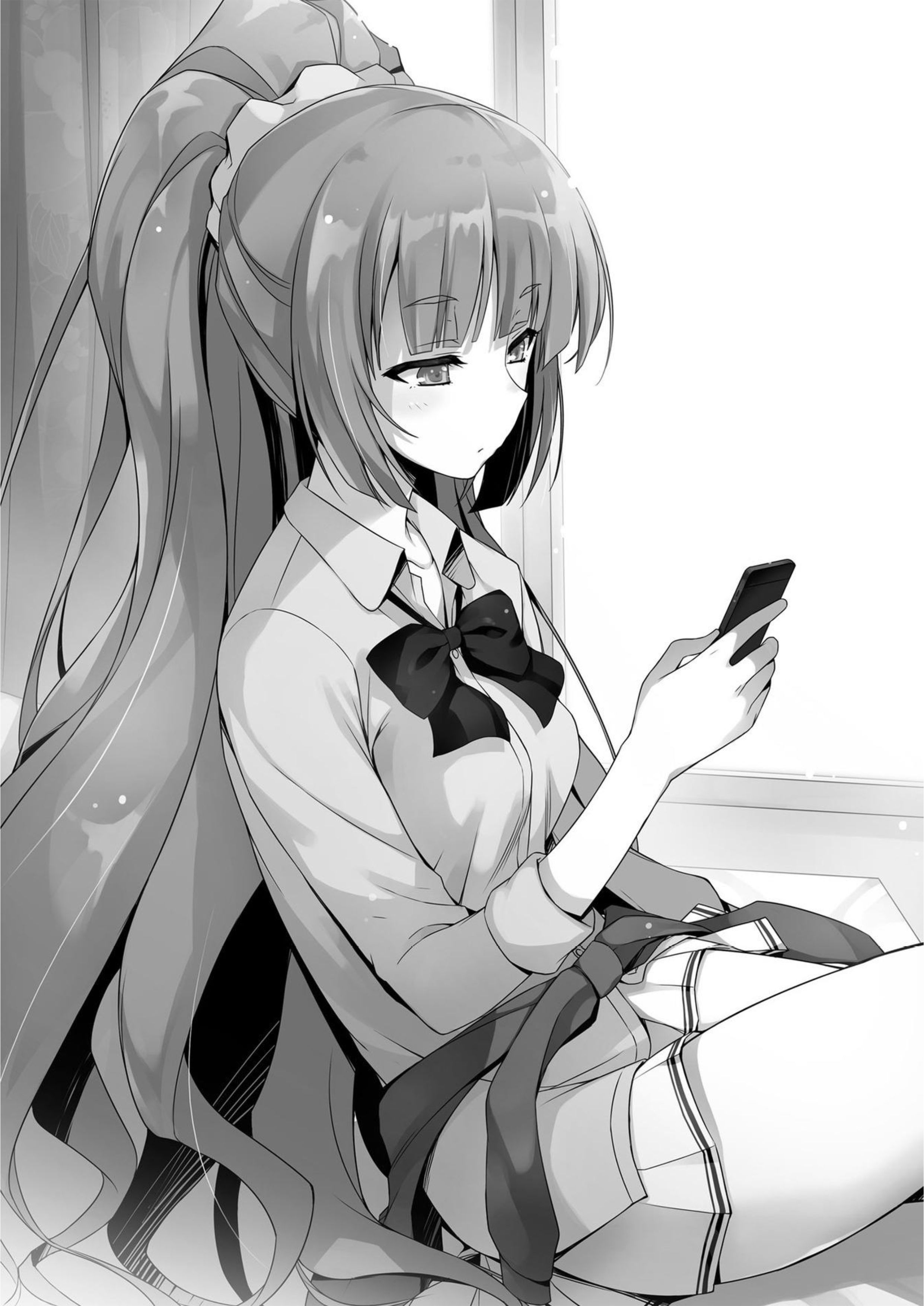 Youkoso Jitsuryoku Shijou Shugi no Kyoushitsu e V4 Illustration - Megumi Novel