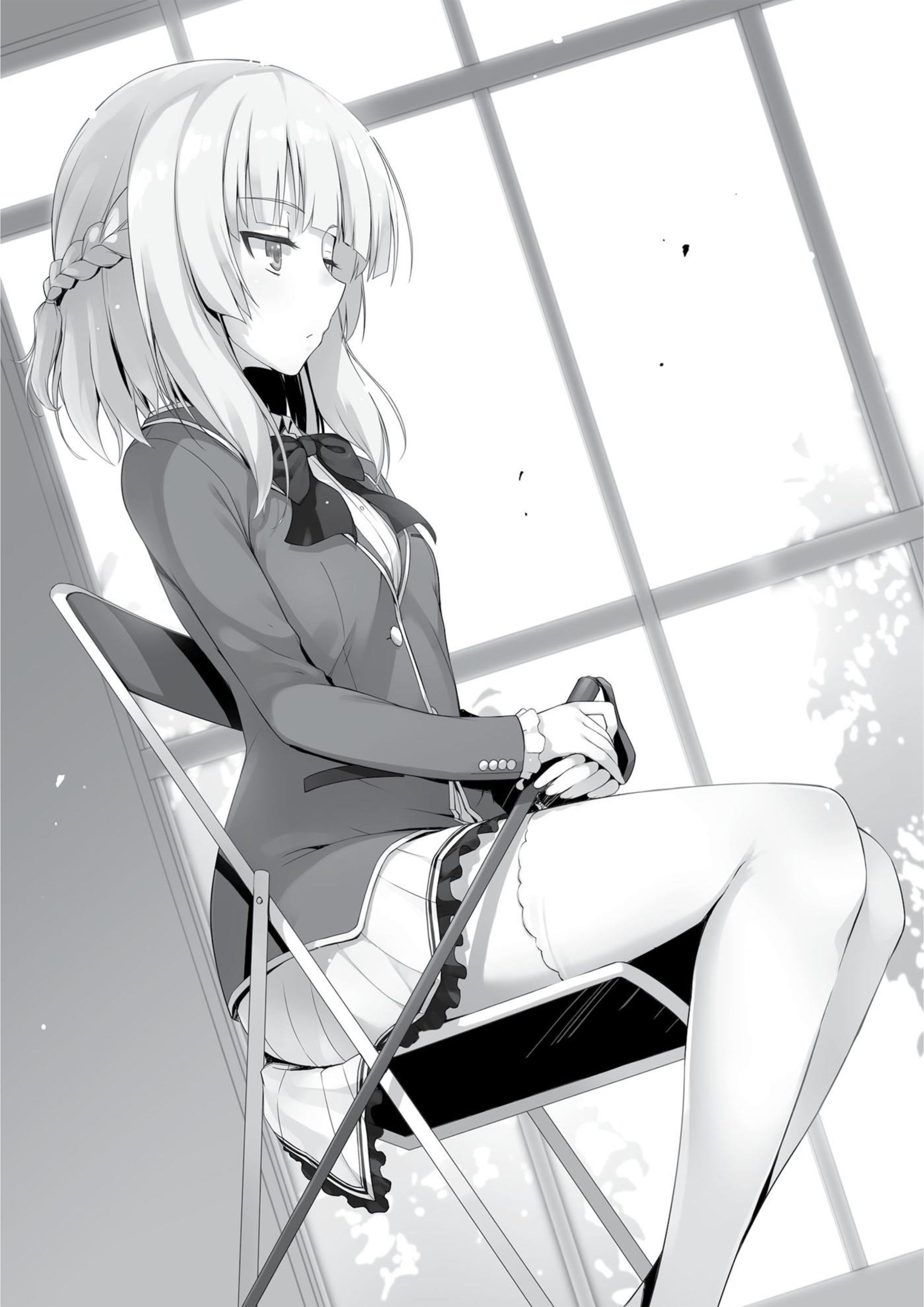 Youkoso Jitsuryoku Shijou Shugi no Kyoushitsu e V5 Illustration - Megumi Novel