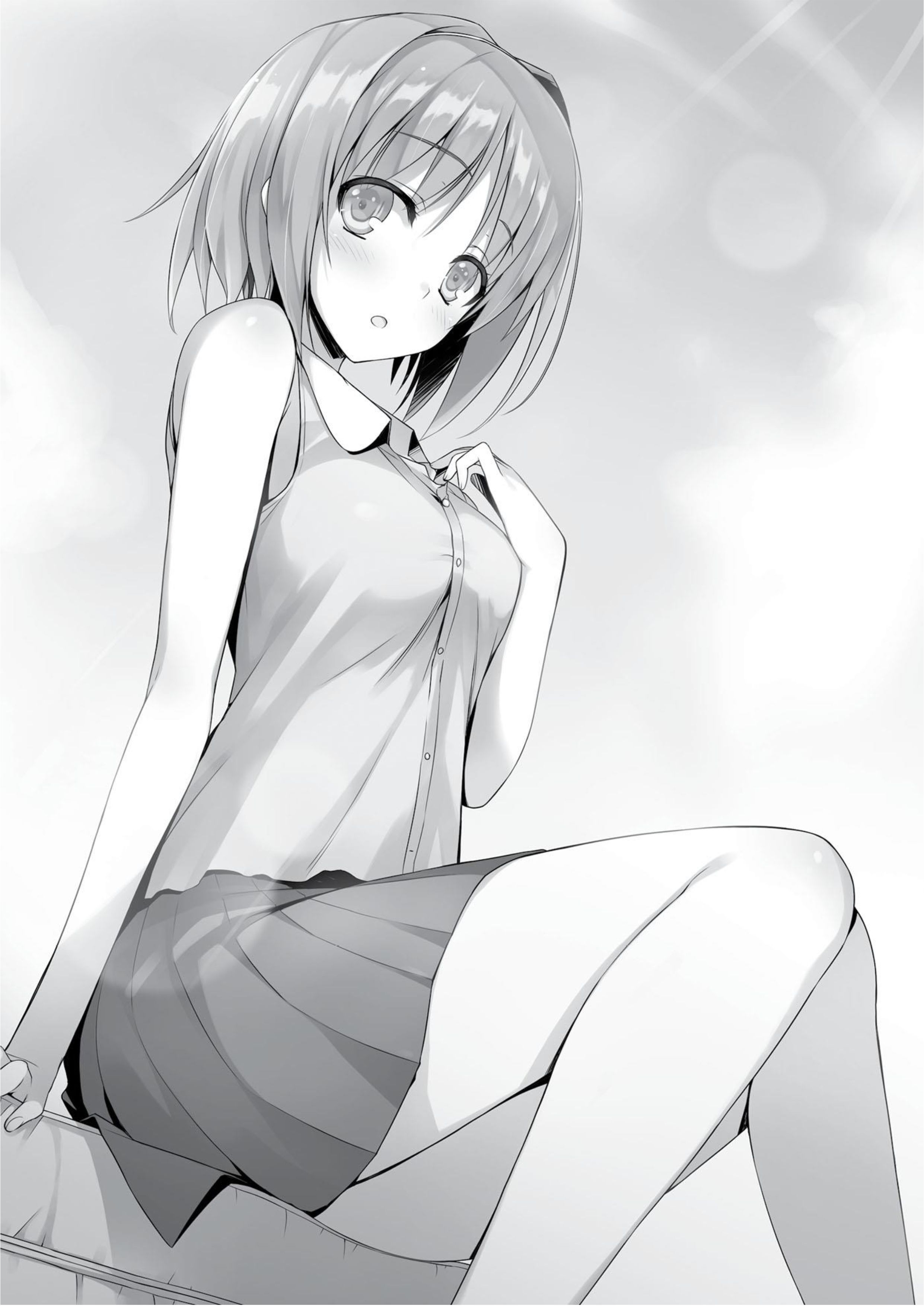 Youkoso Jitsuryoku Shijou Shugi no Kyoushitsu e V5 Illustration - Megumi Novel