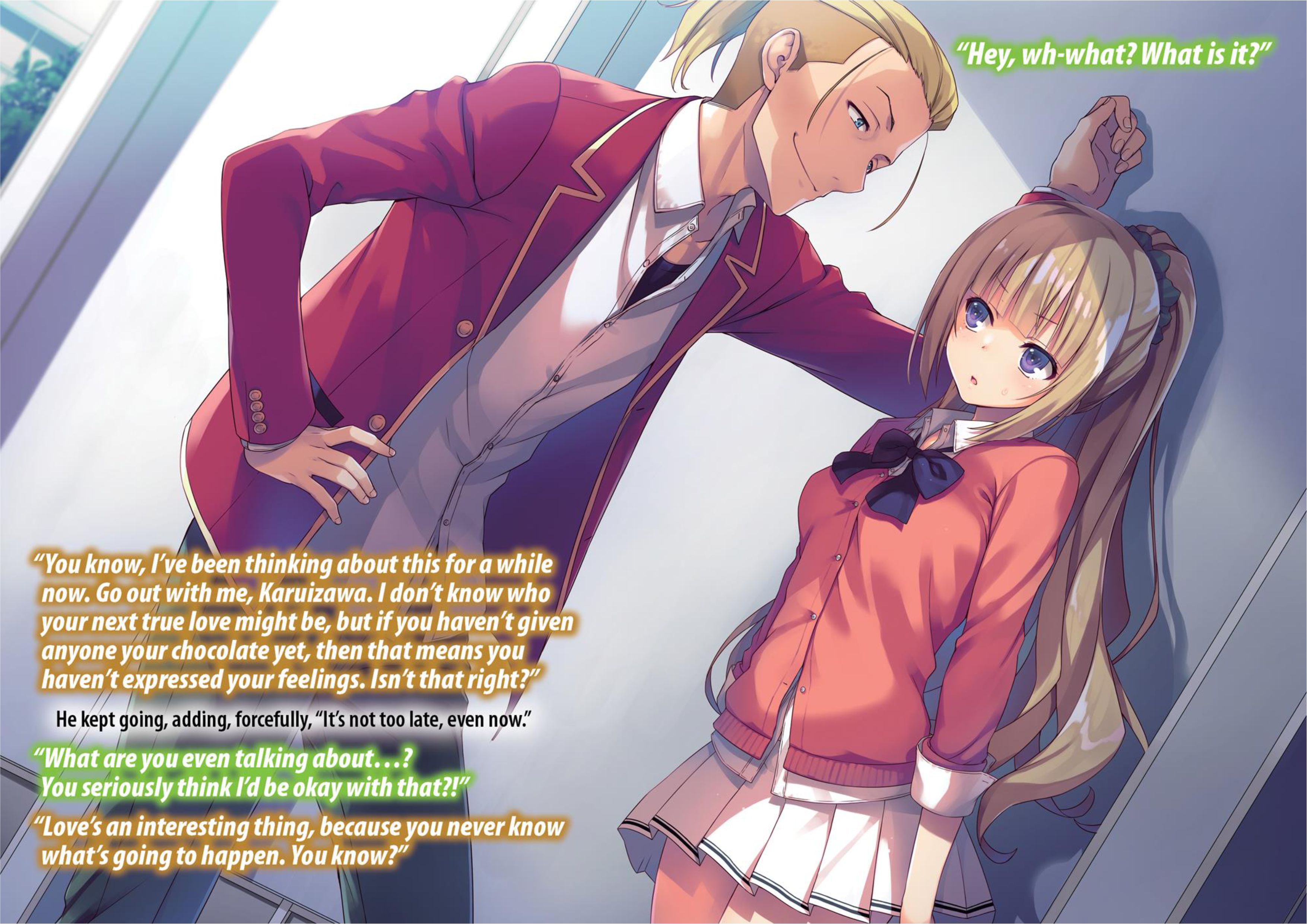 Youkoso Jitsuryoku Shijou Shugi no Kyoushitsu e V9 Illustration - Megumi Novel