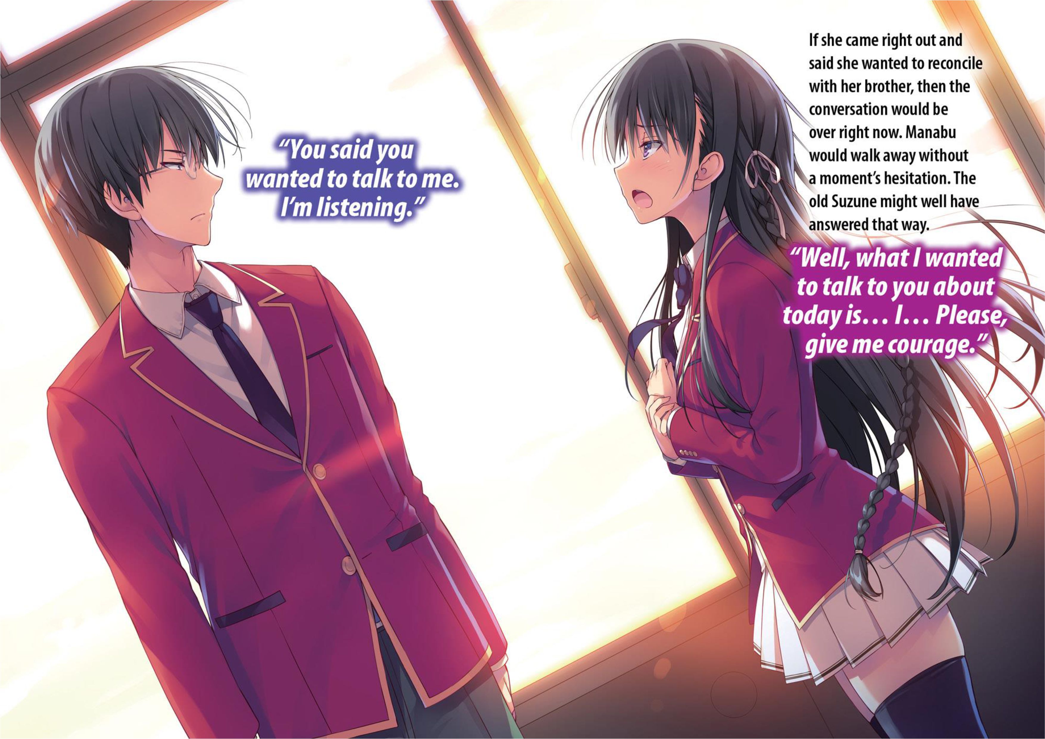 Youkoso Jitsuryoku Shijou Shugi no Kyoushitsu e V10 Illustration - Megumi Novel