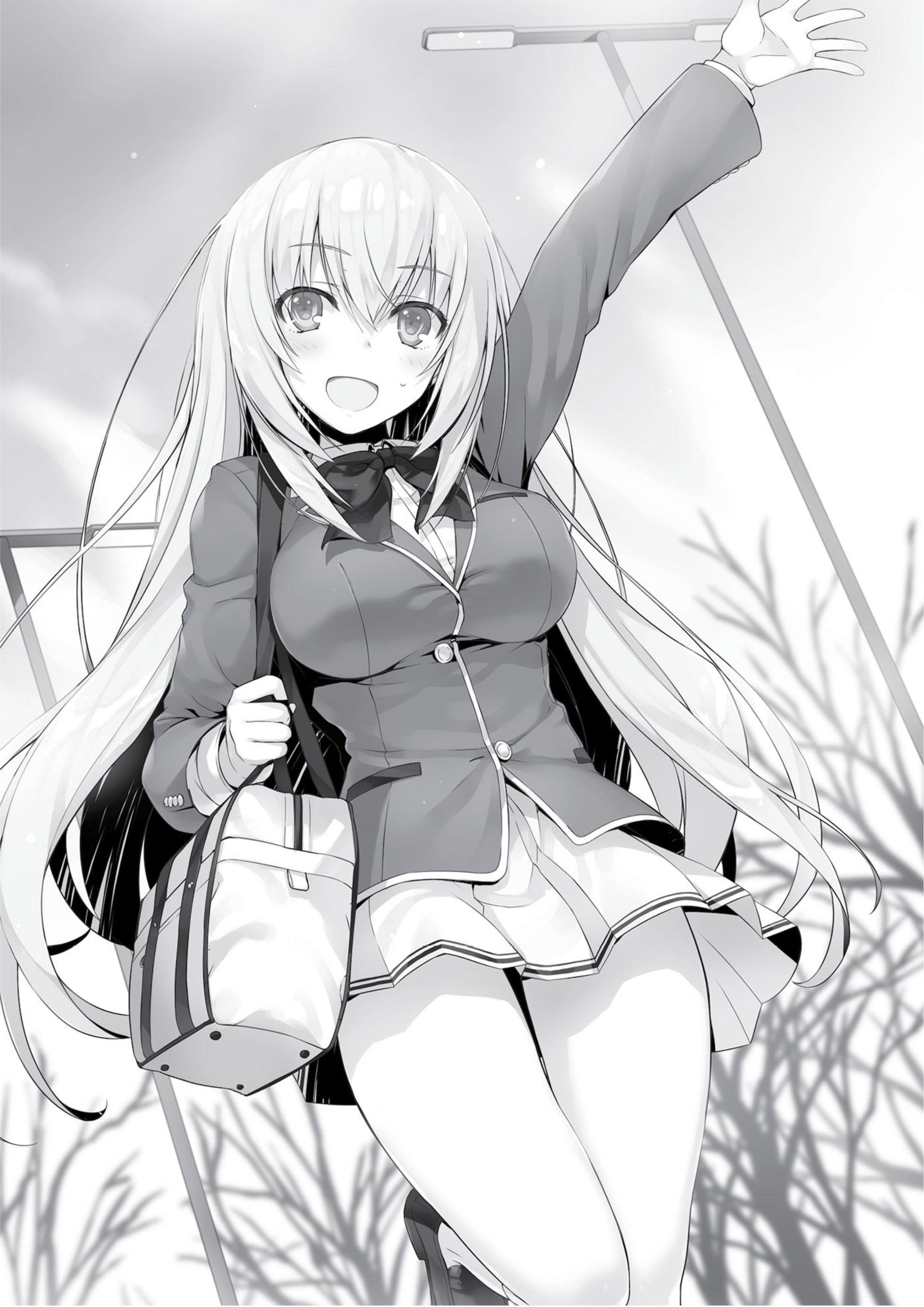 Youkoso Jitsuryoku Shijou Shugi no Kyoushitsu e V10 Illustration - Megumi Novel