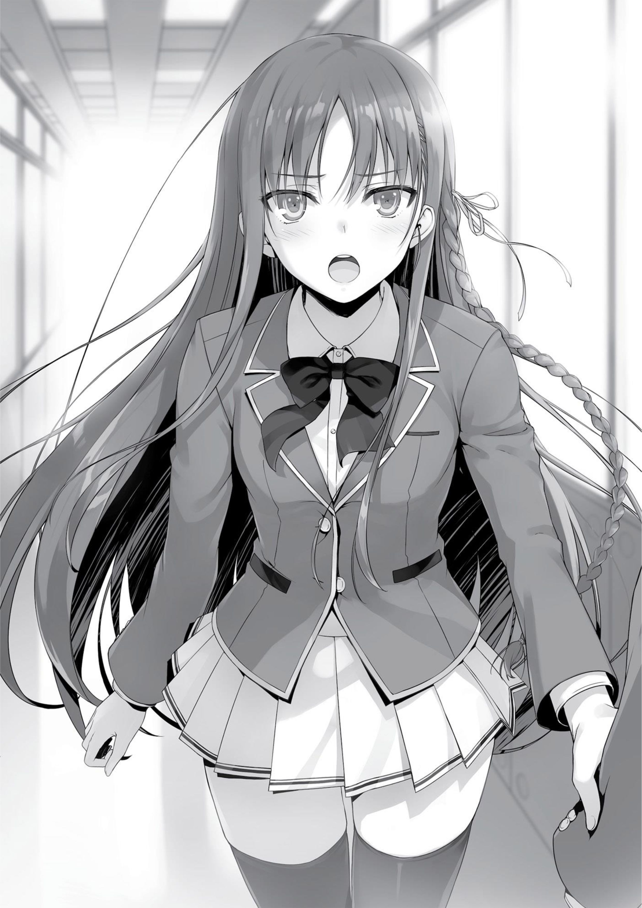 Youkoso Jitsuryoku Shijou Shugi no Kyoushitsu e V10 Illustration - Megumi Novel