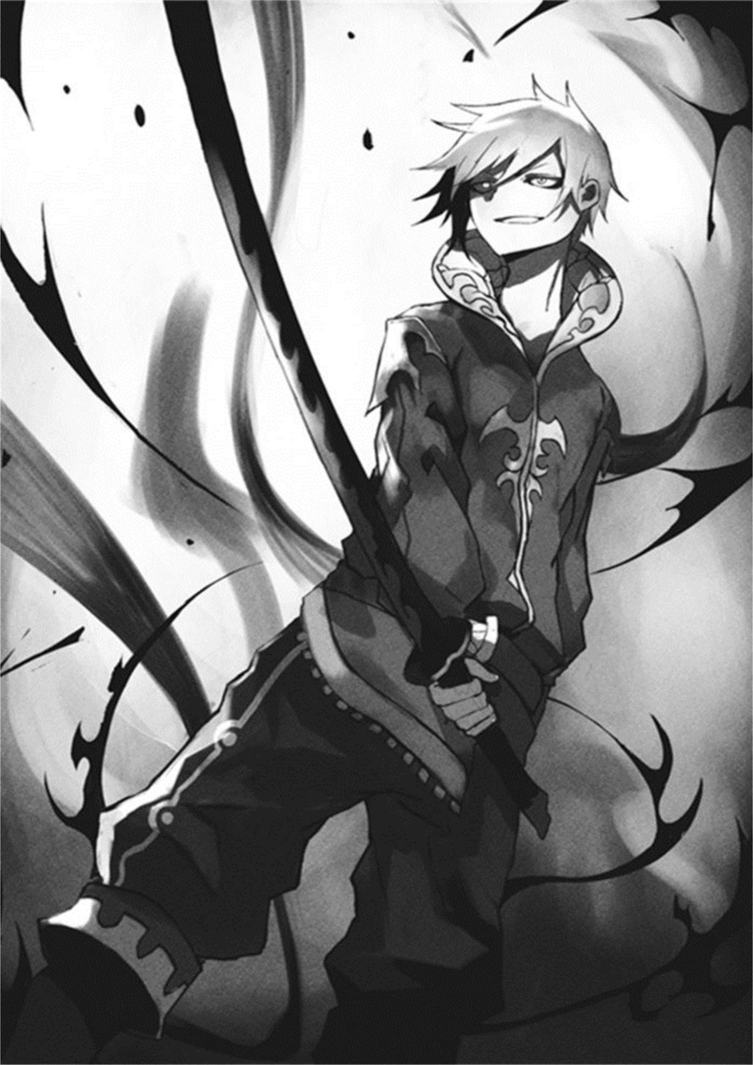 Zensei wa Ken Mikado V1 Illustration - Megumi Novel