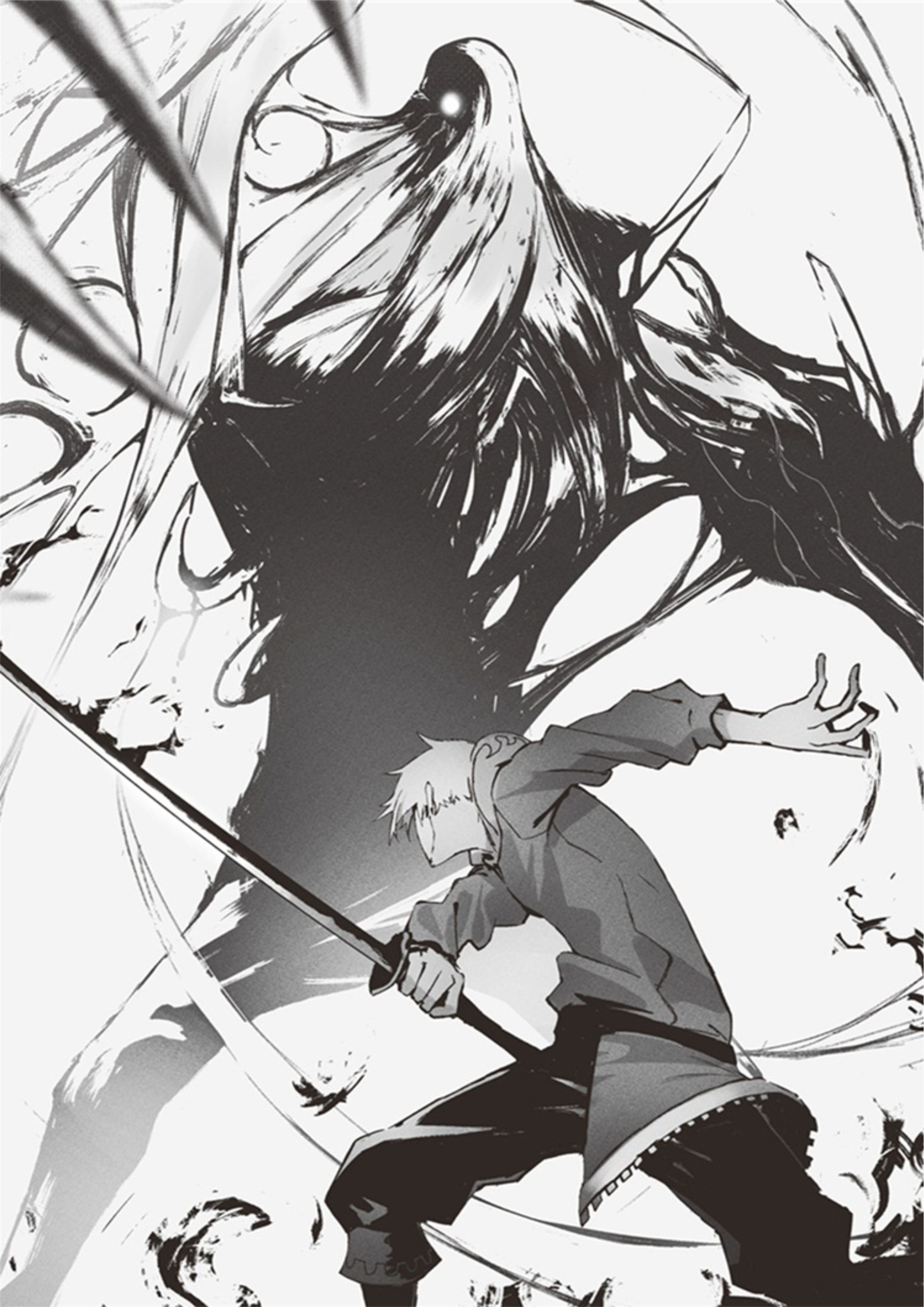 Zensei wa Ken Mikado V3 Illustration - Megumi Novel
