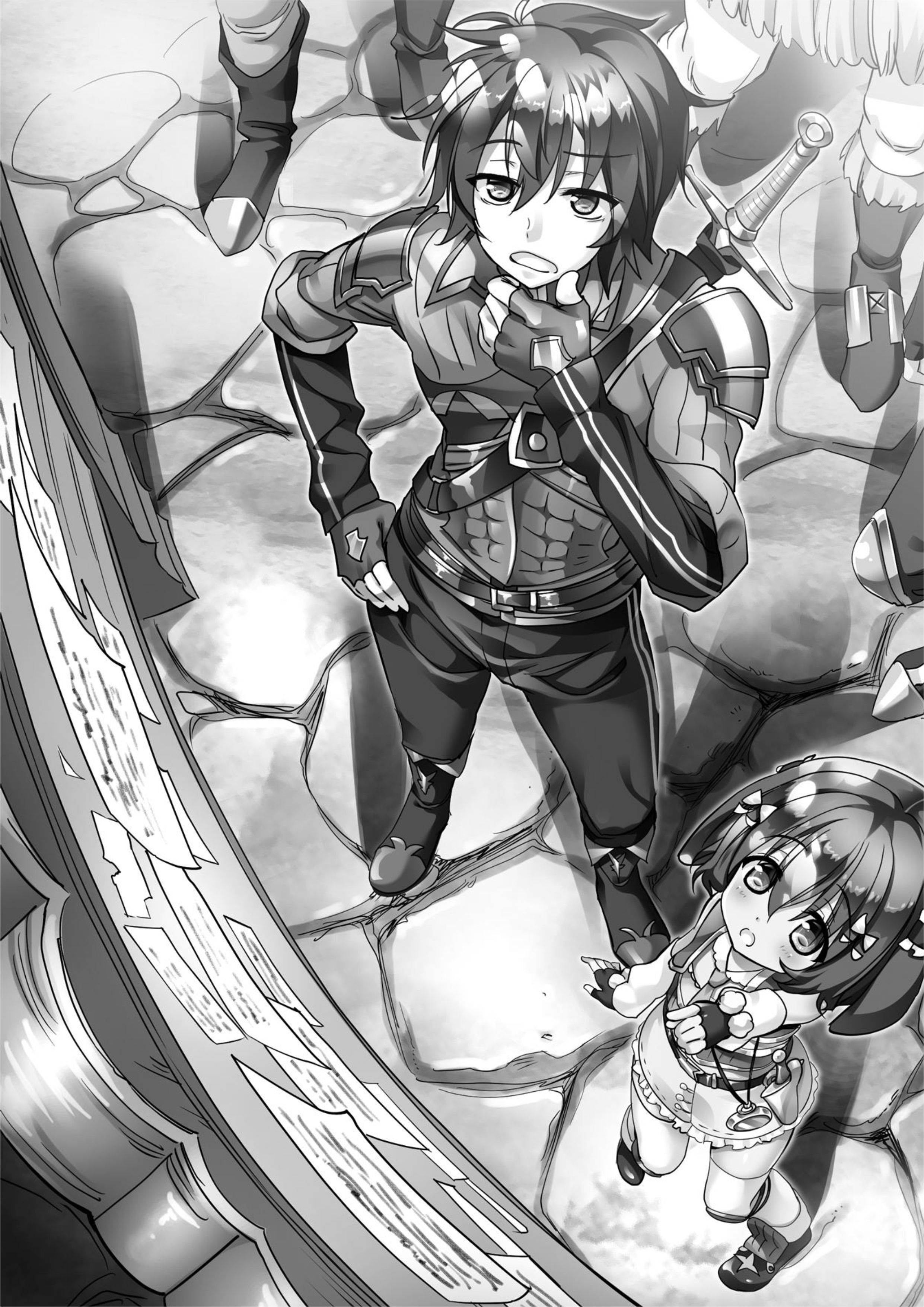 Zettai ni Hatarakitakunai Dungeon Master ga Damin wo Musaboru made V1 Illustration - Megumi Novel