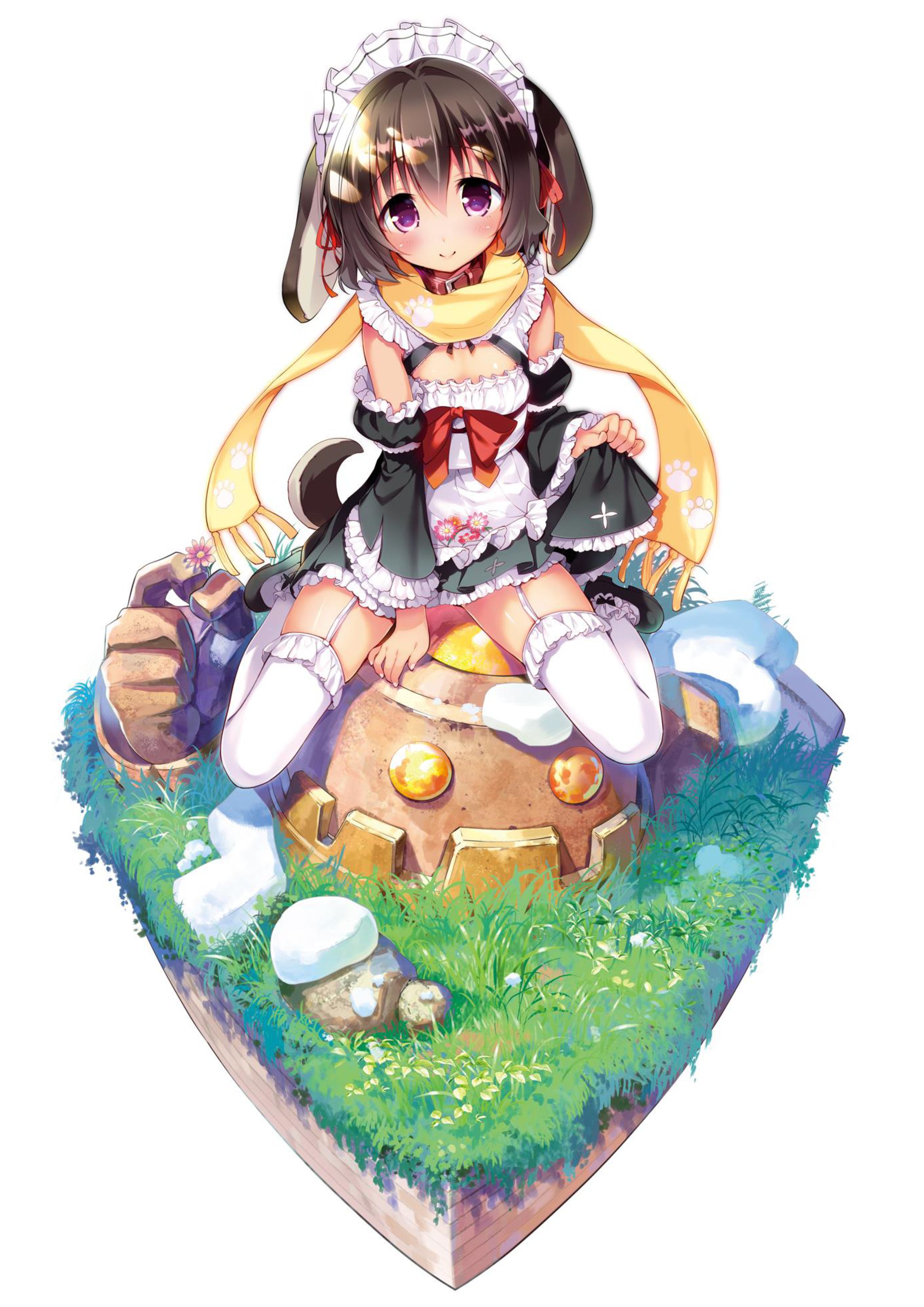 Zettai ni Hatarakitakunai Dungeon Master ga Damin wo Musaboru made V4 Illustration - Megumi Novel