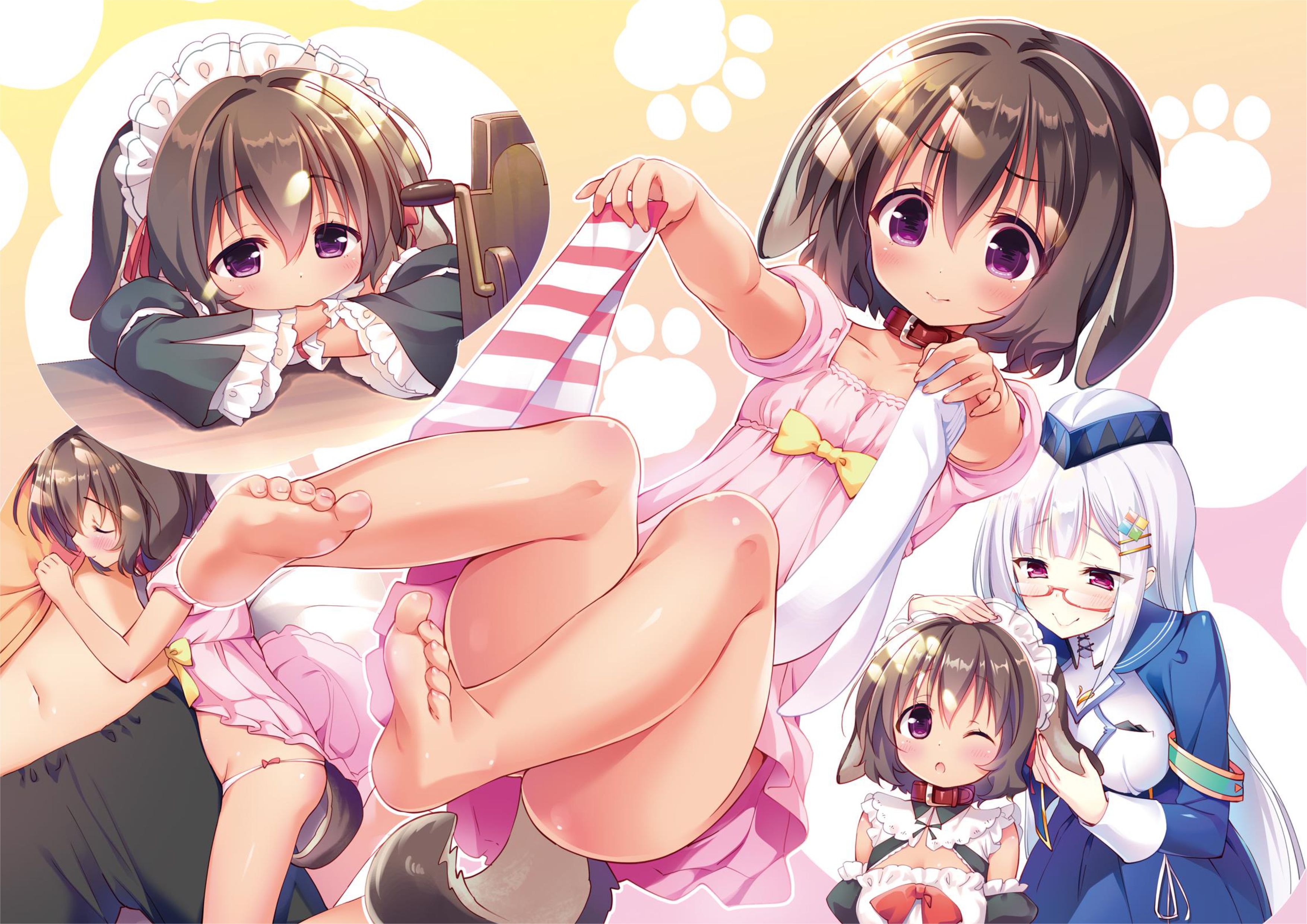 Zettai ni Hatarakitakunai Dungeon Master ga Damin wo Musaboru made V4 Illustration - Megumi Novel