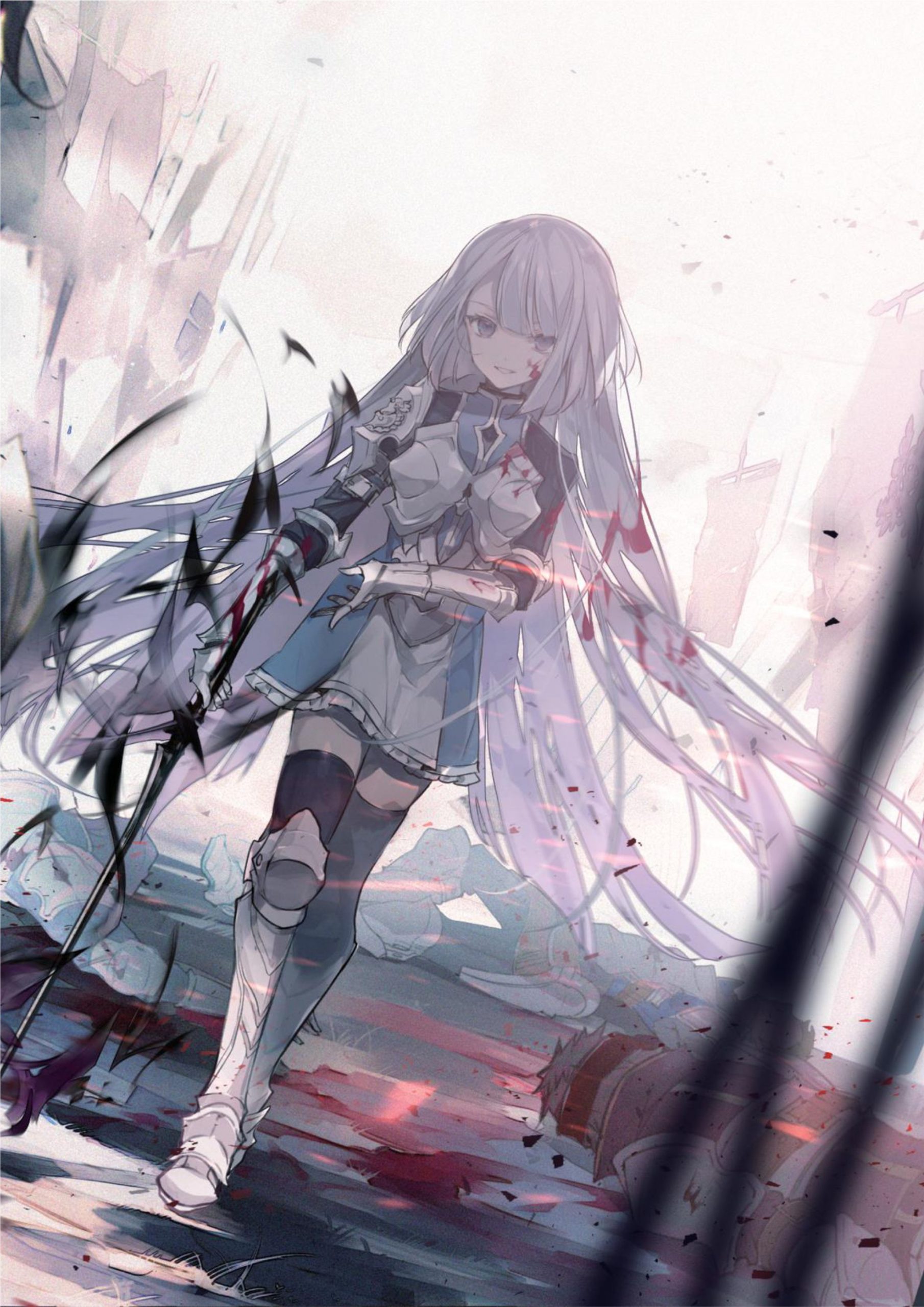 Shinigami ni Sodaterareta Shoujo wa Shikkoku no Ken wo Mune ni Idaku